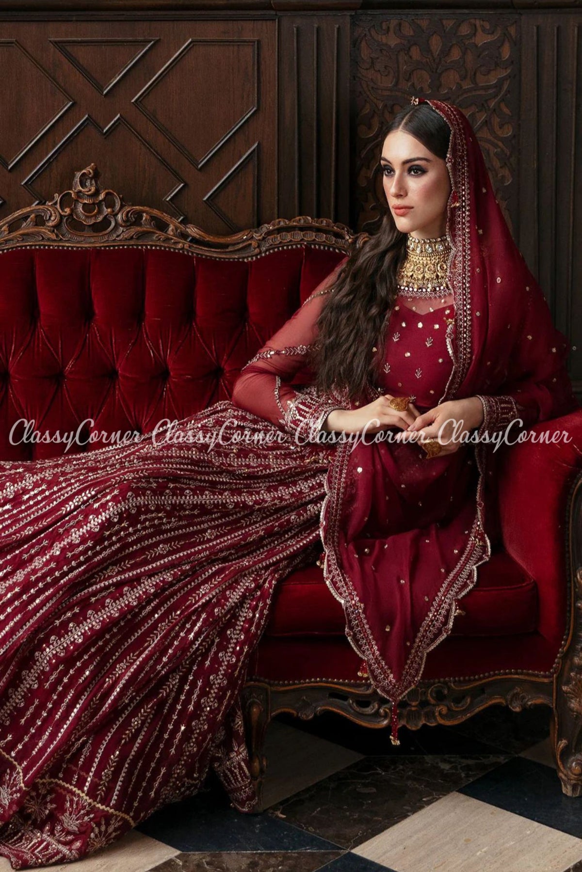 pakistani wedding party outfits