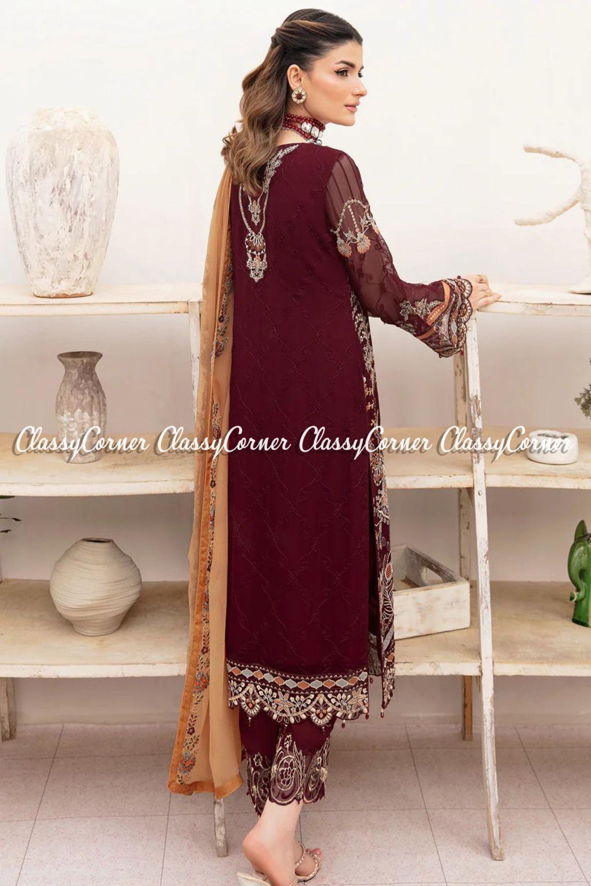 women&#39;s formal wear for pakistani wedding 