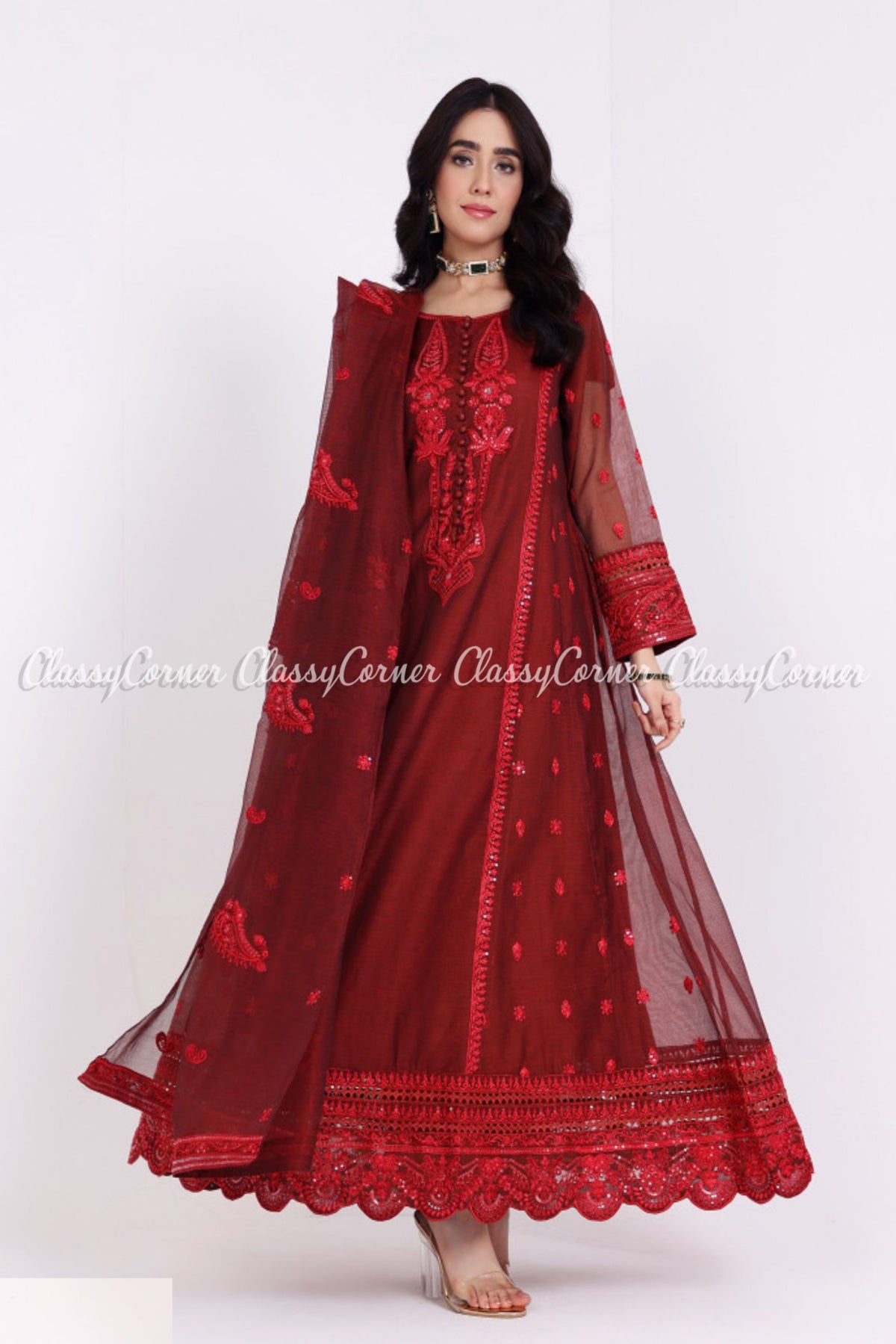 formal dress for pakistani wedding 