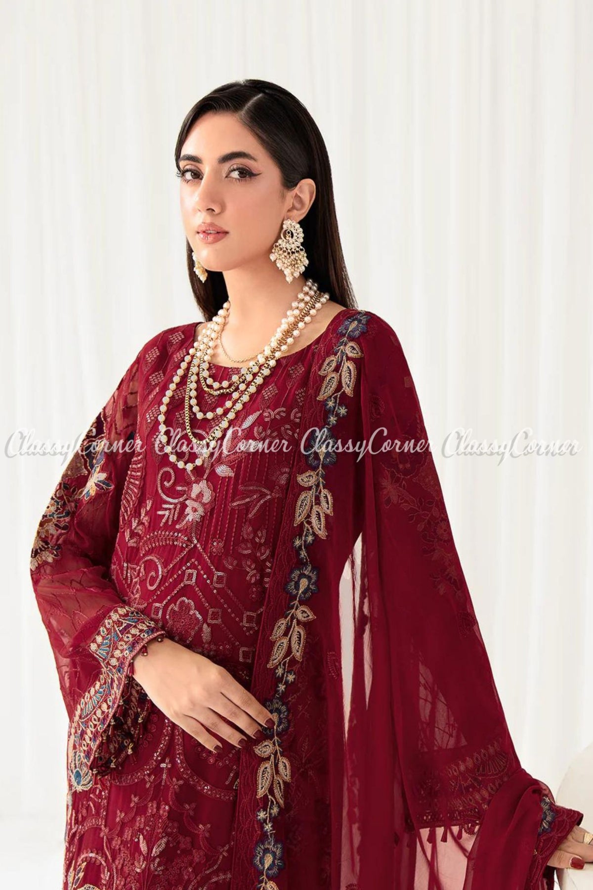 Pakistani party wear suits for weddings