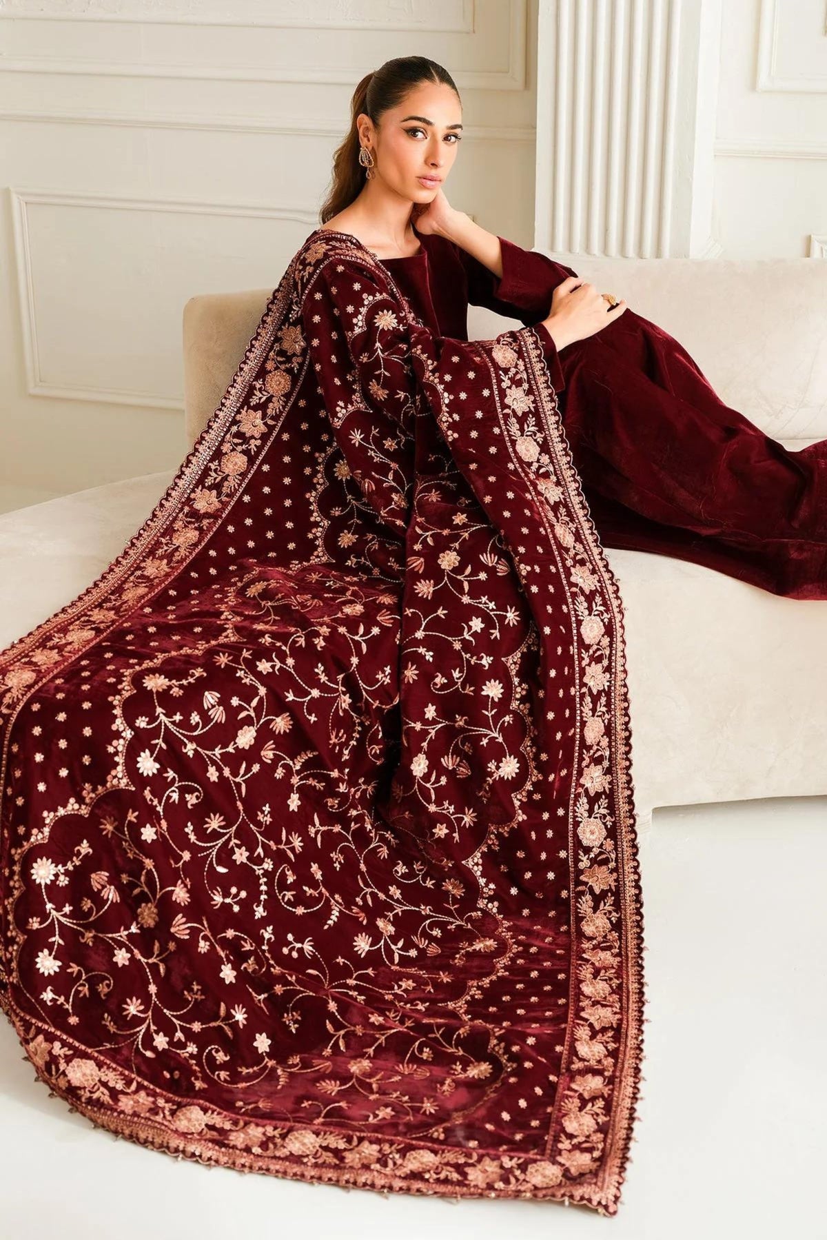 Pakistani Velvet Shawl In Australia