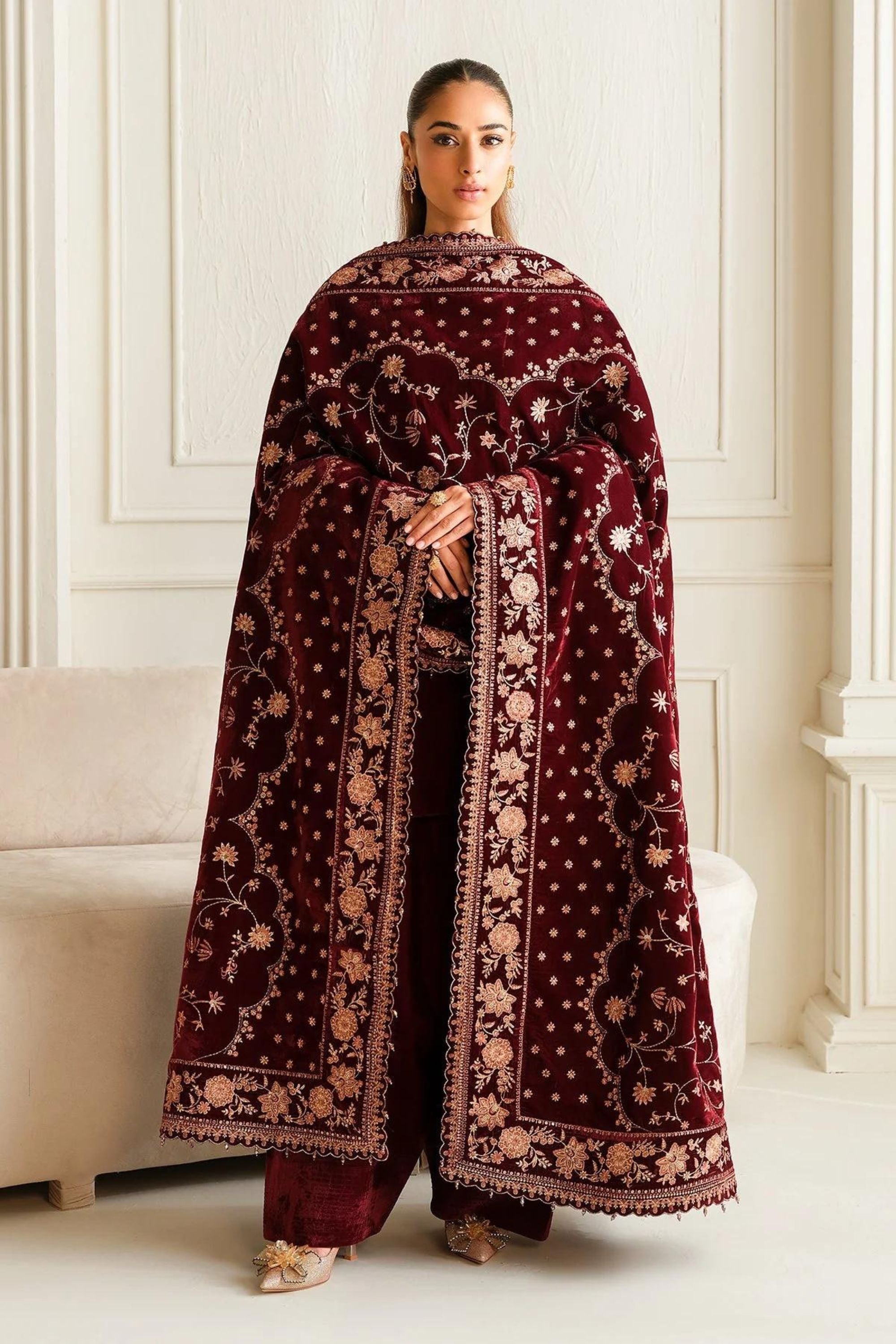 Pakistani Velvet Shawl In Australia