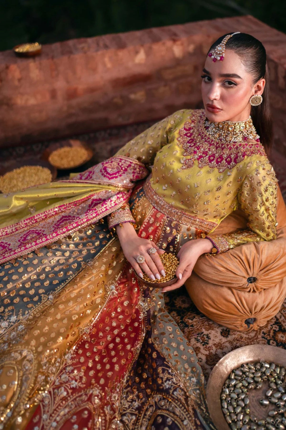 Mehndi wear Bridal Dresses Online