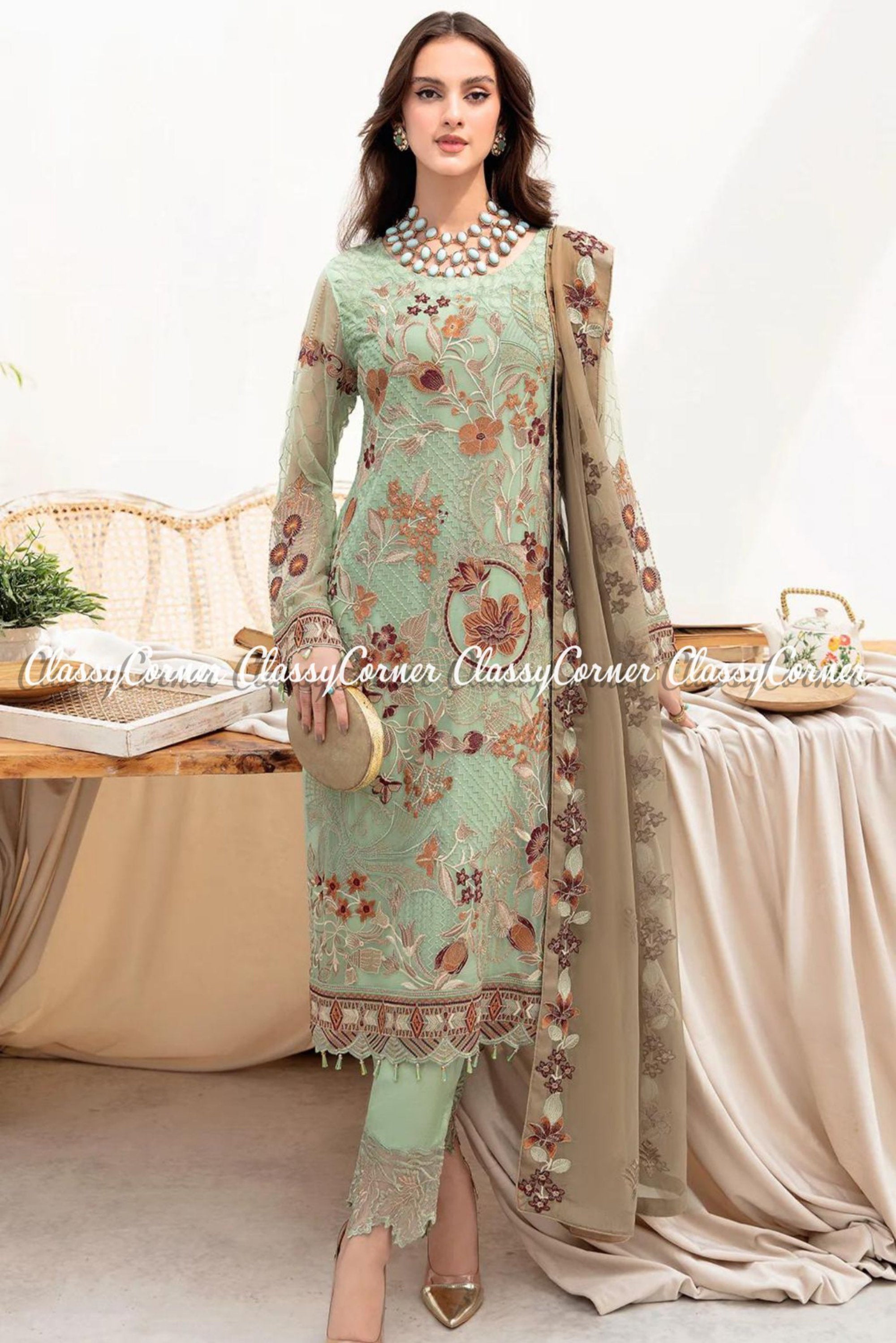 party dress for pakistani wedding