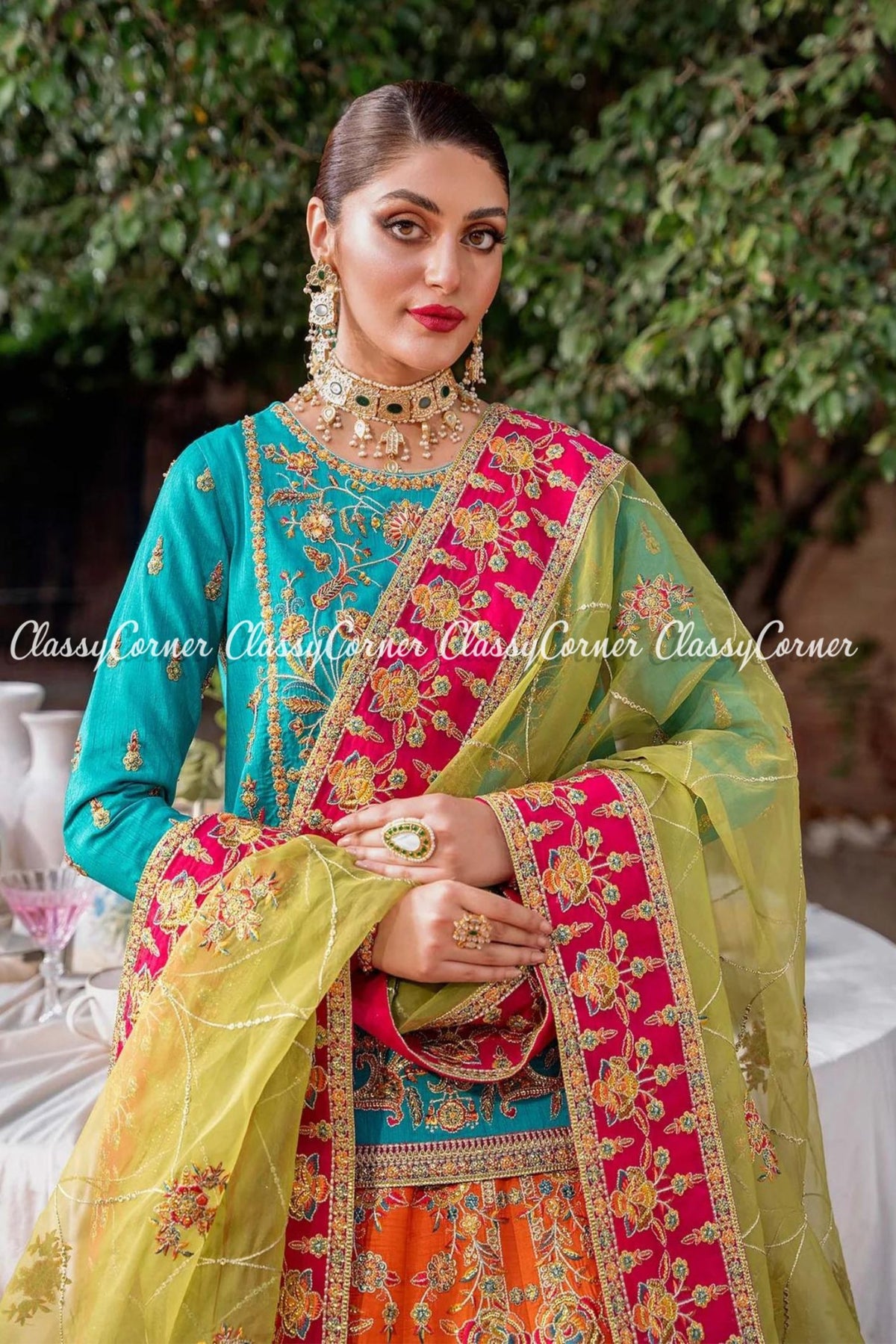 Pakistani bridal Lehenga Choli