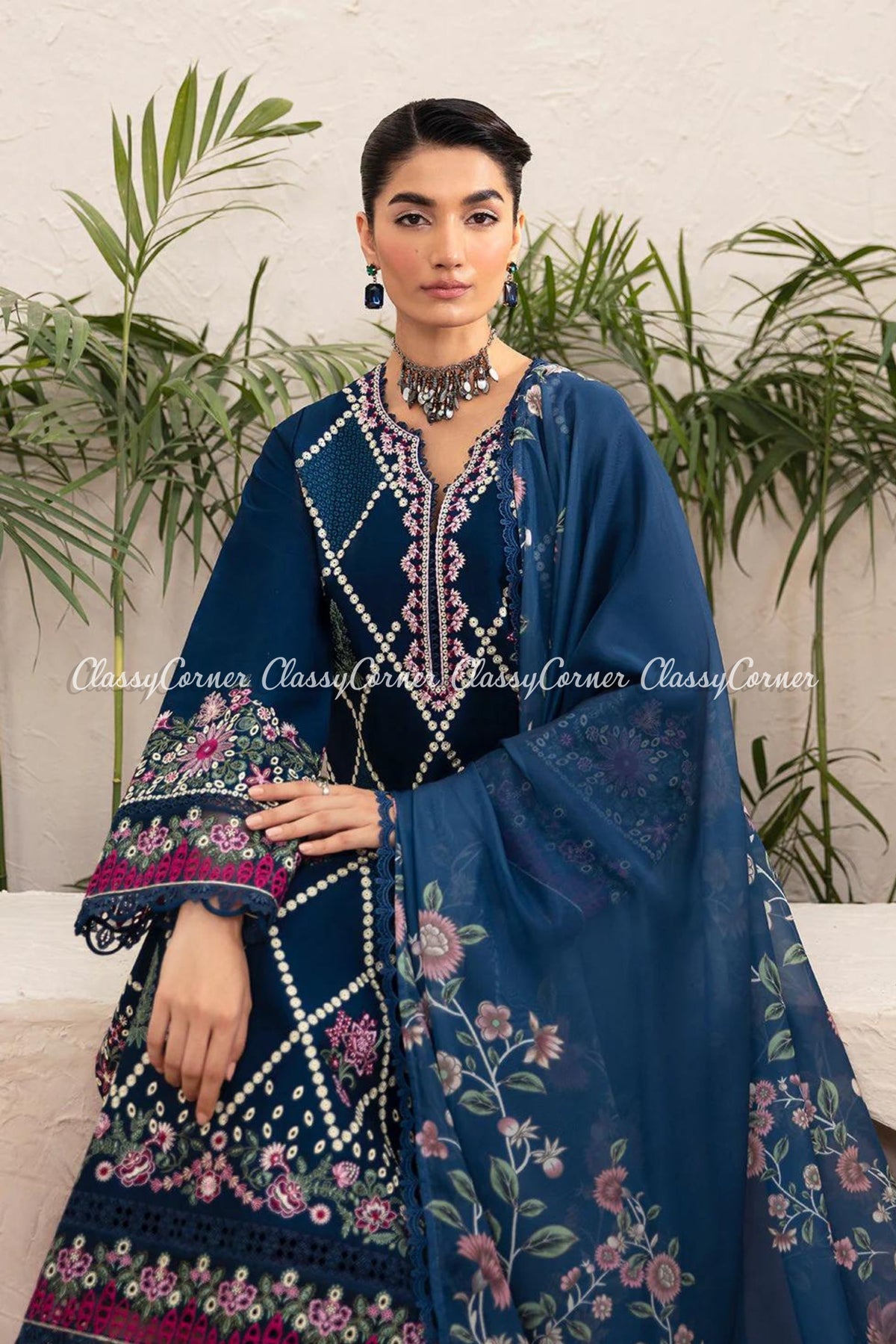 Latest Pakistani Lawn Readymade Suit USA