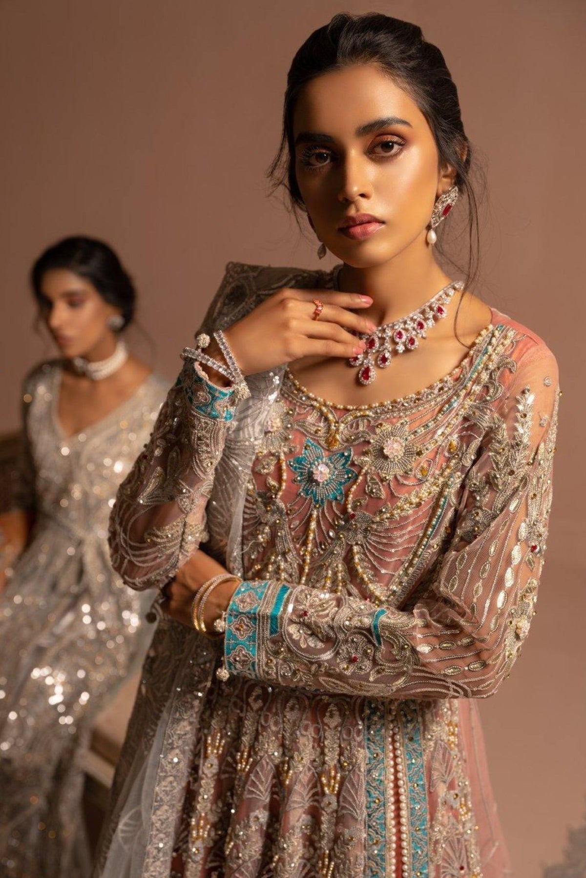 Pakistani bridal wear gown