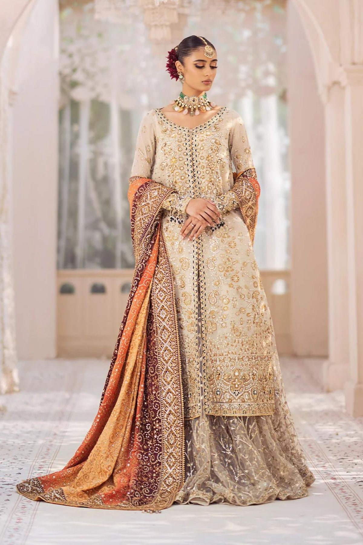 Pakistani Bridal Lehenga Outfits In UK