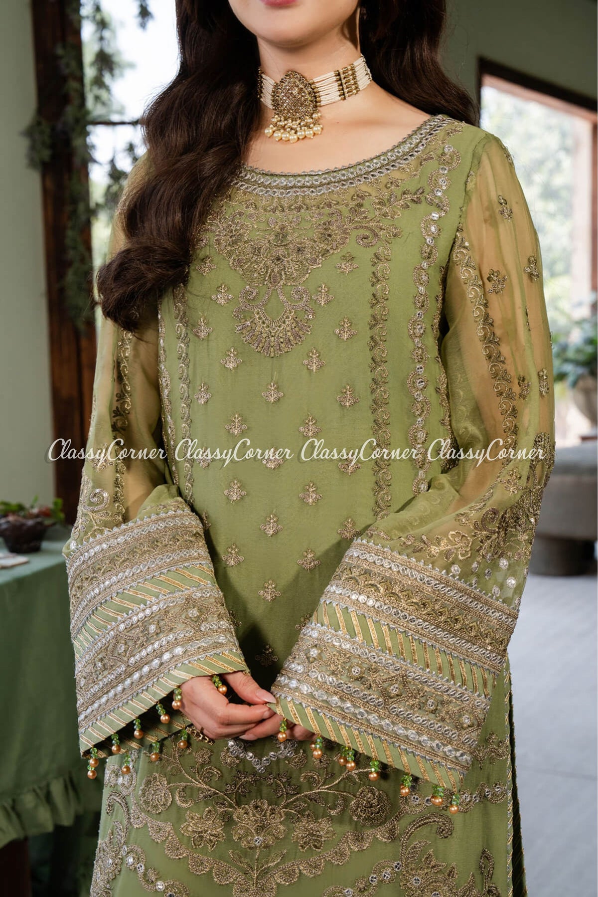 Pakistani Chiffon Suits for weddings