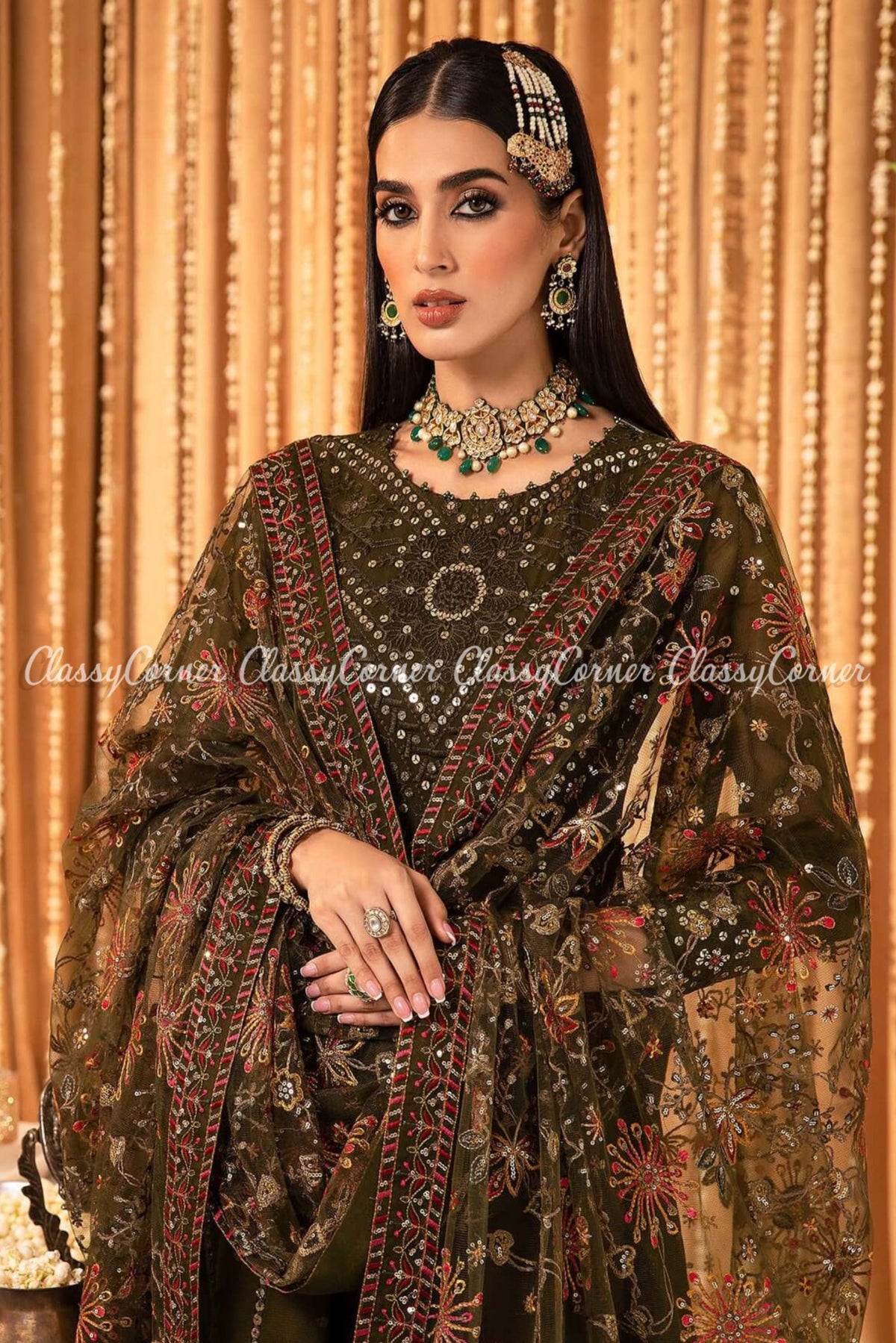 pakistani wedding wear gown