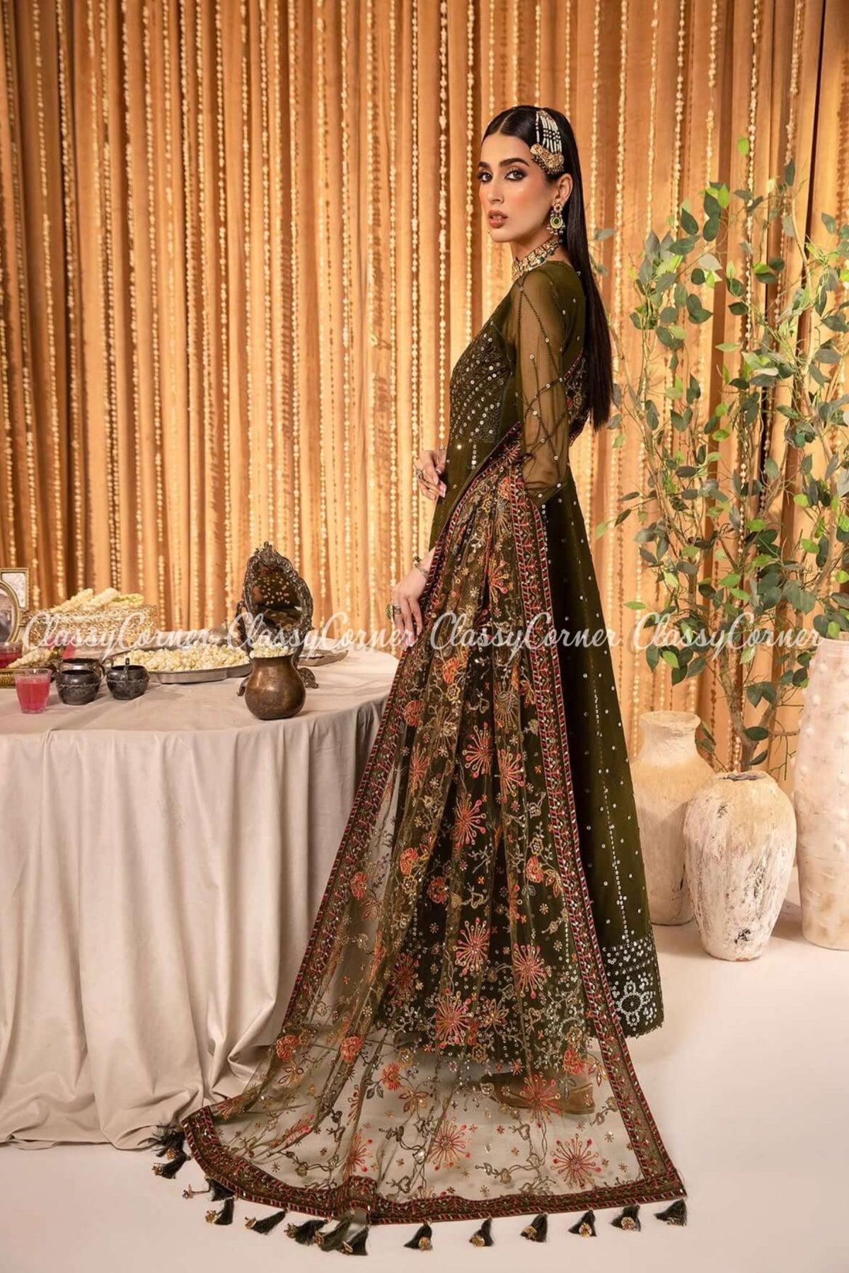 pakistani wedding wear gown