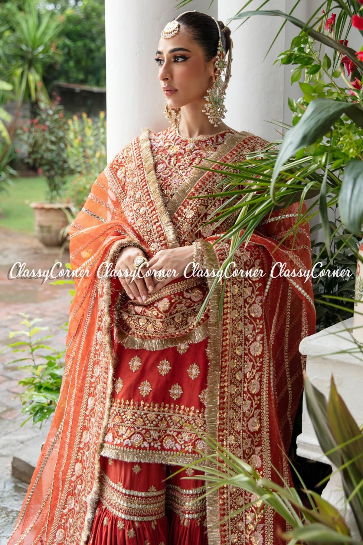 pakistani gharara suit for wedding