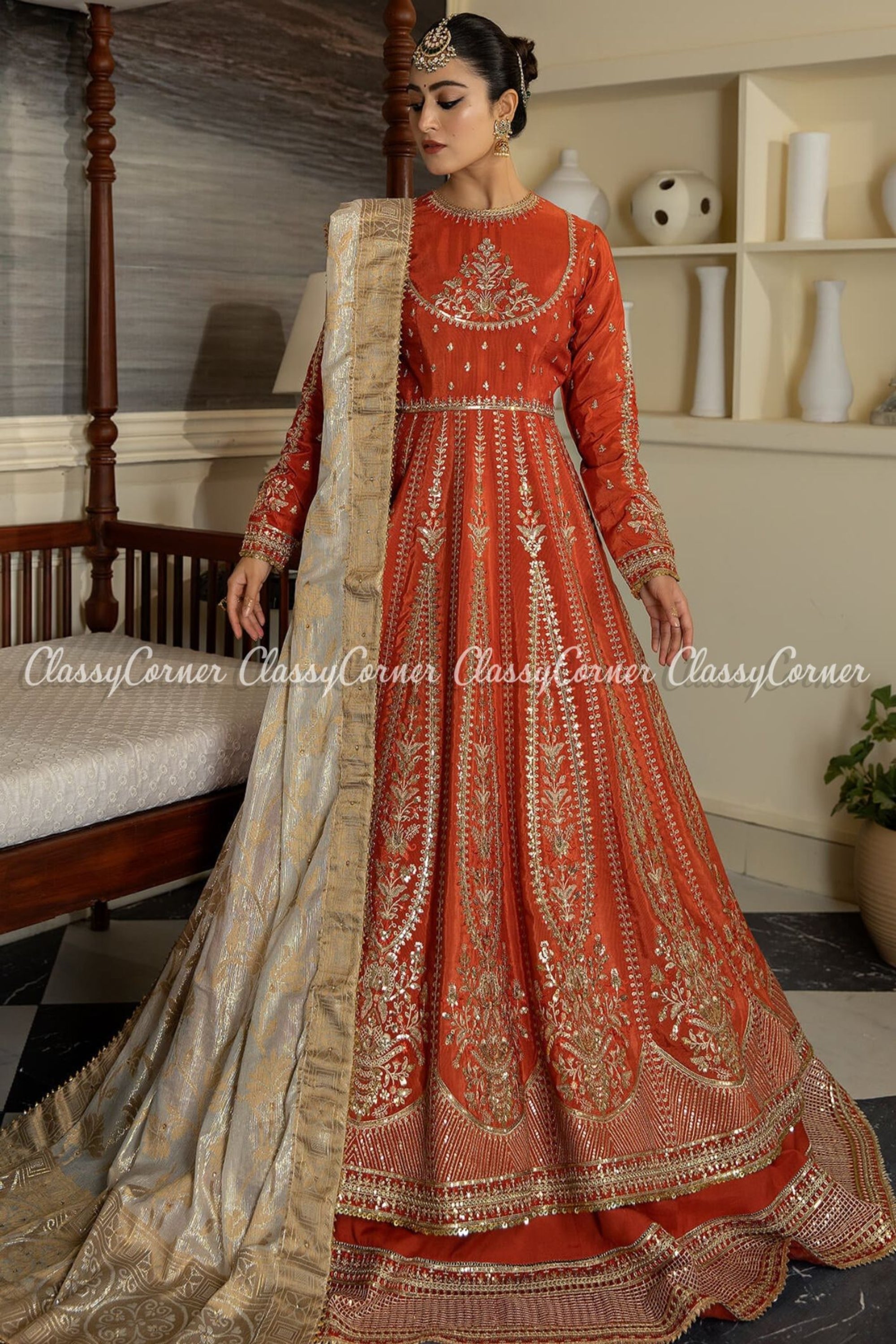 pakistani wedding gown