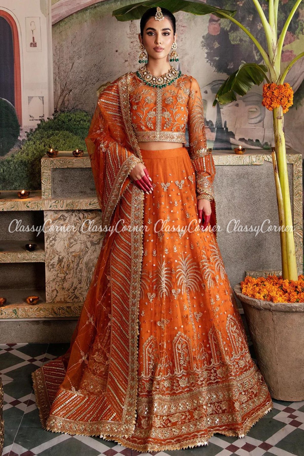 Pakistani bridal Lehenga Choli