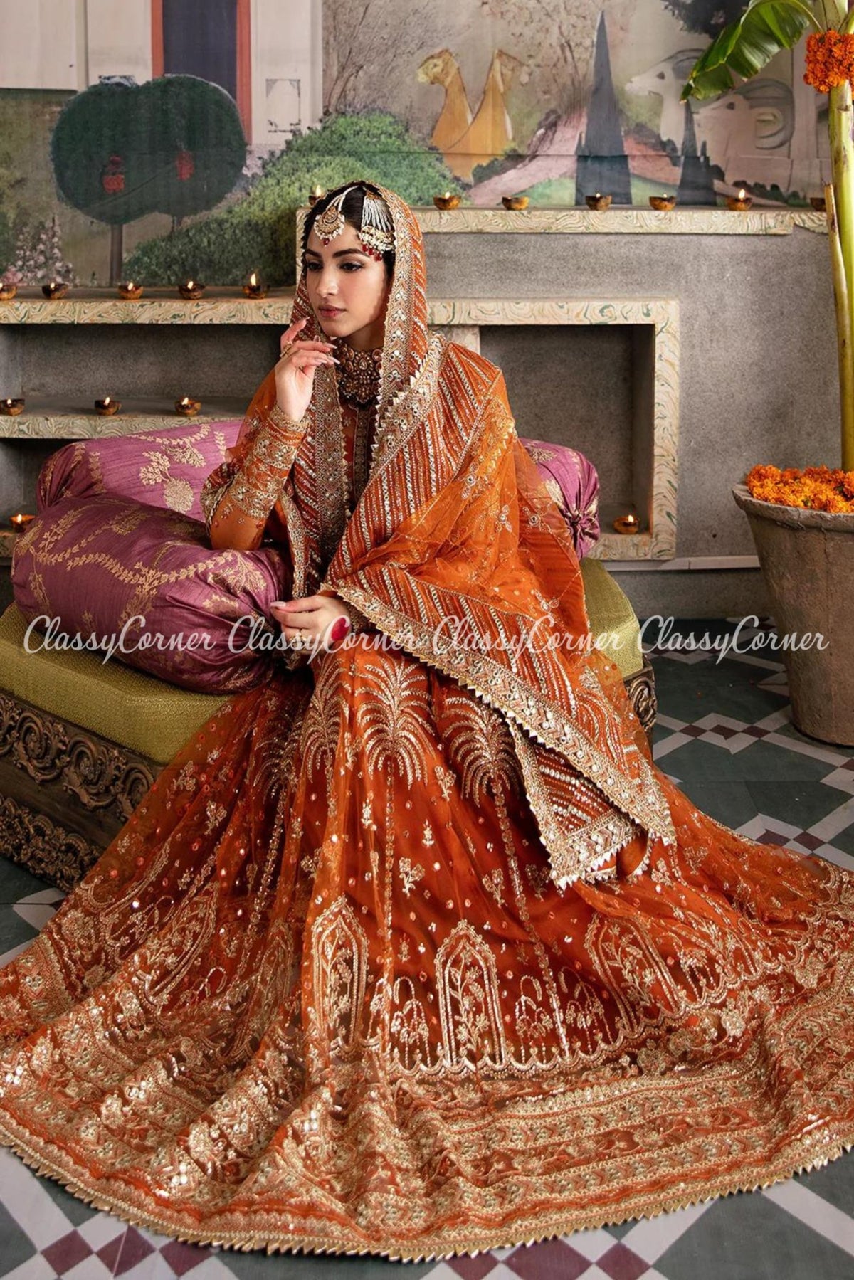 Pakistani bridal Lehenga Choli