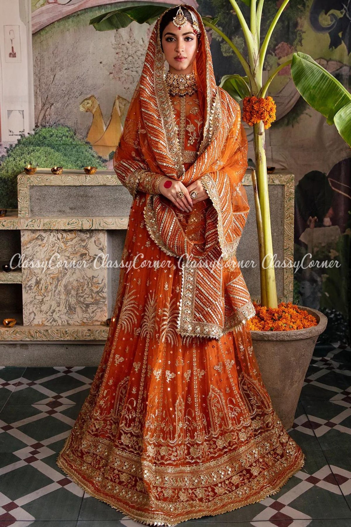 Pakistani bridal Lehenga Choli