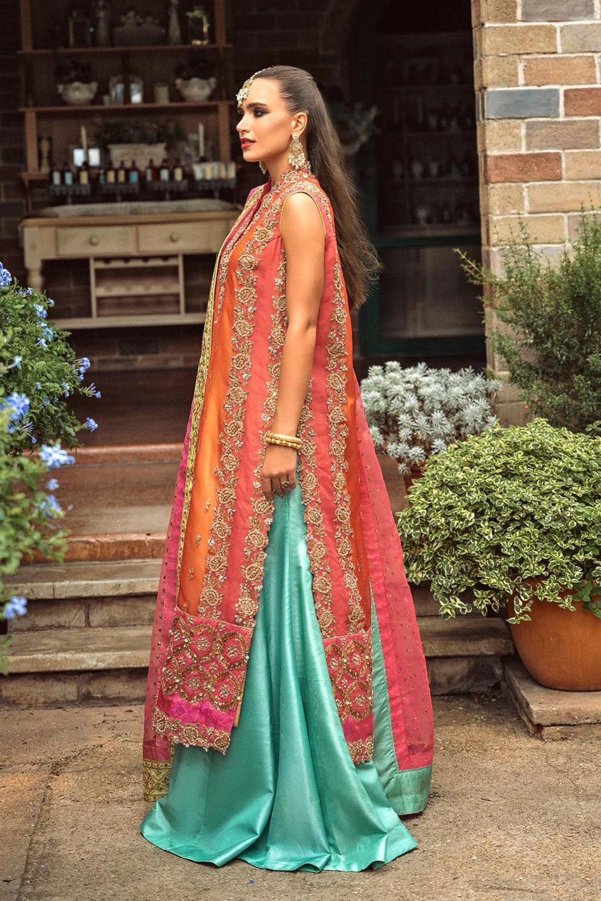 Pakistani Mehndi Night Outfit