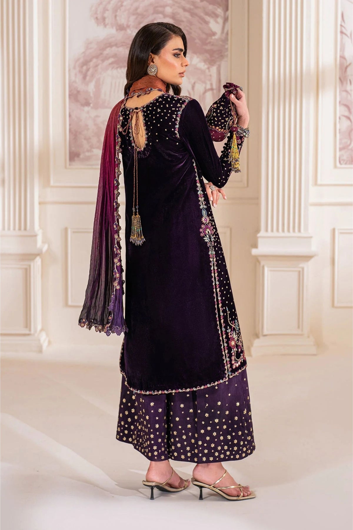 Pakistani Velvet Party Wear Suits Online