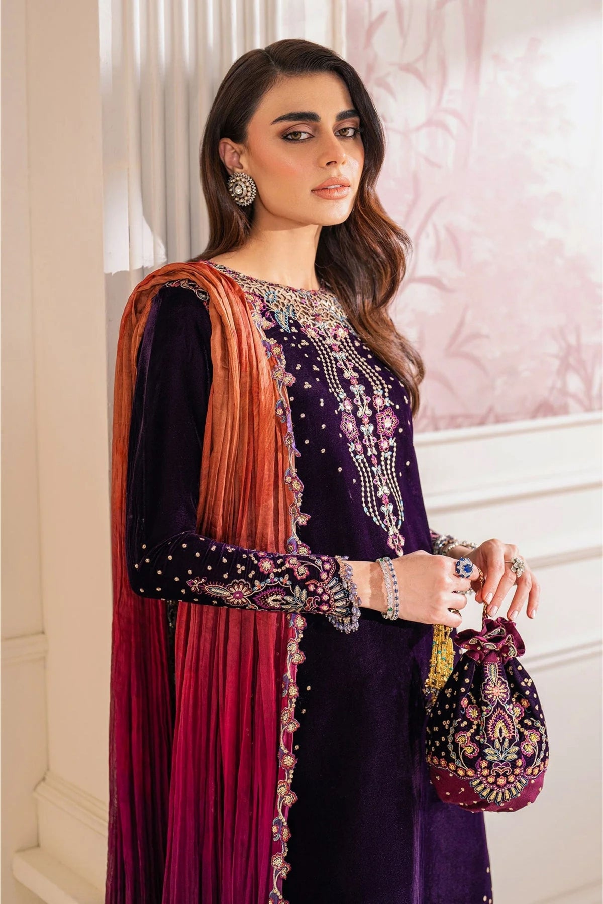 Pakistani Velvet Party Wear Suits Online