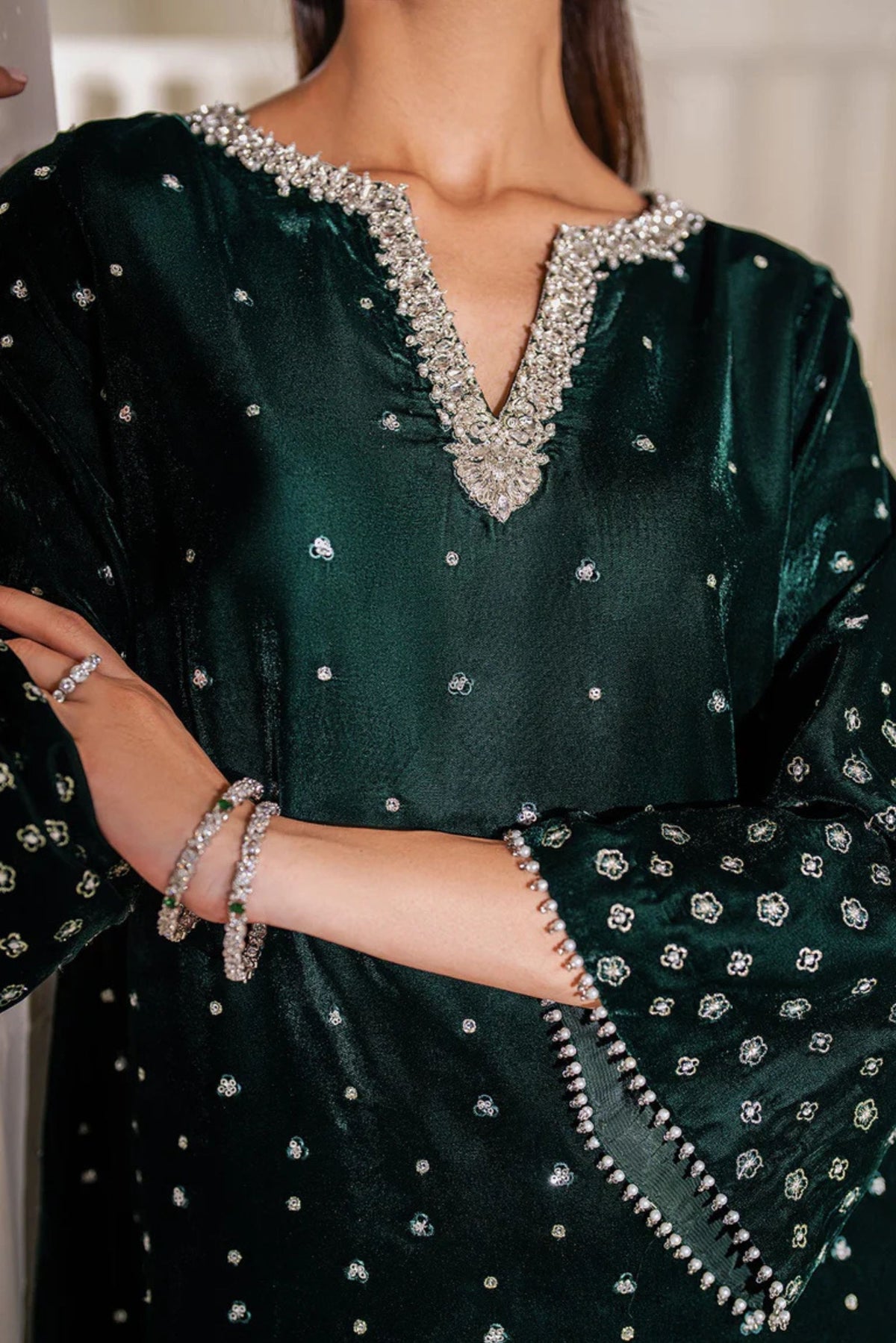 Pakistani Velvet Outfits Online