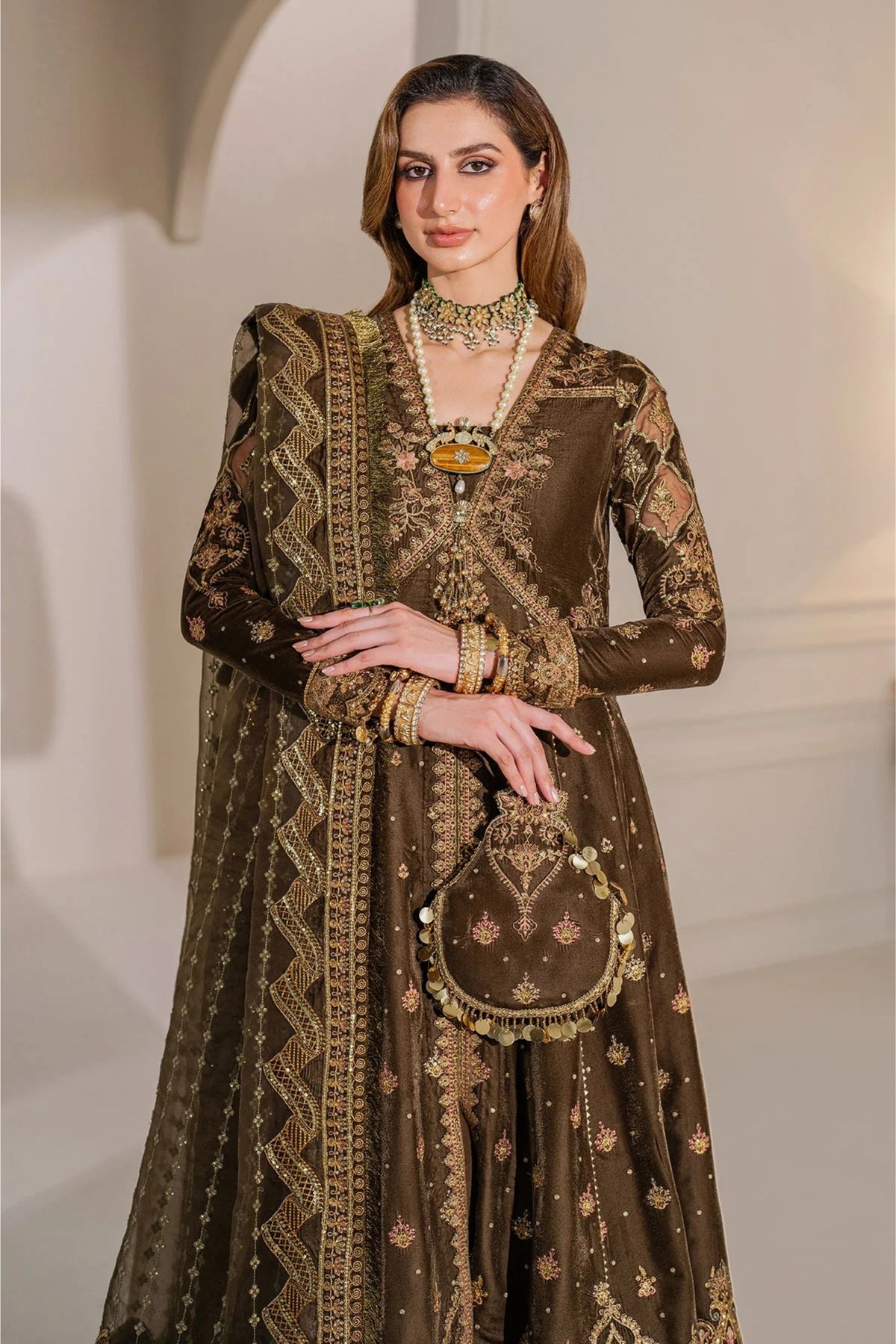 Pakistani Velvet Party Wear Suits Online