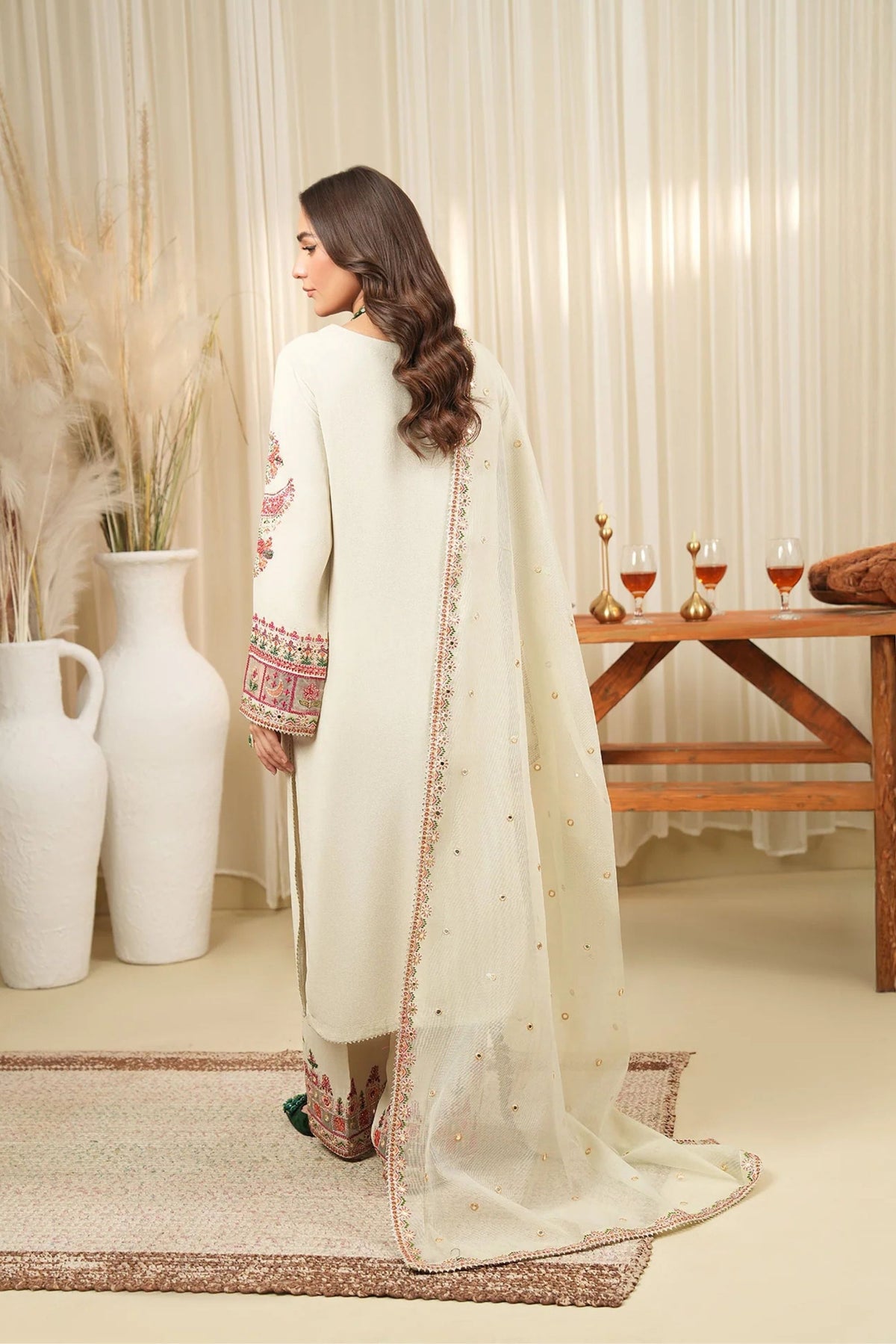 Beige Formal Wear 3PC Suit