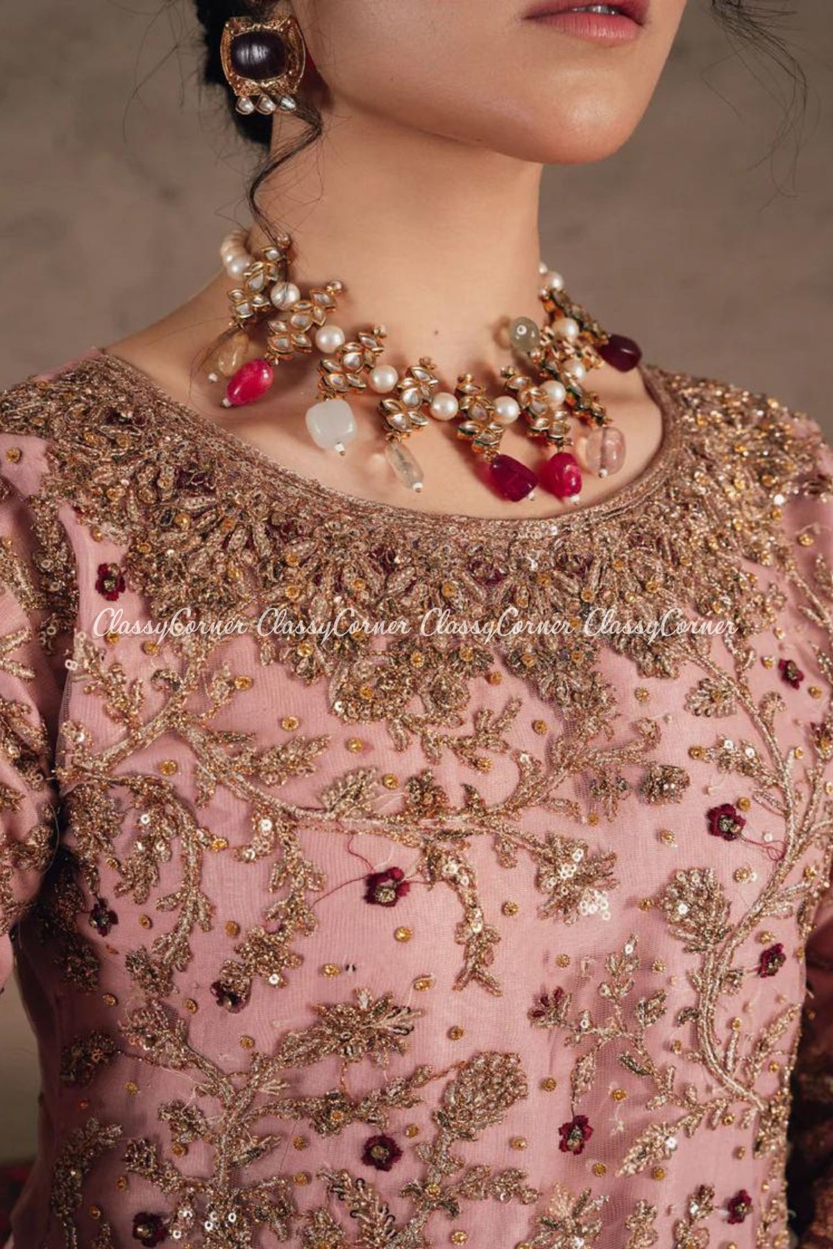 Traditional Pakistani wedding attire