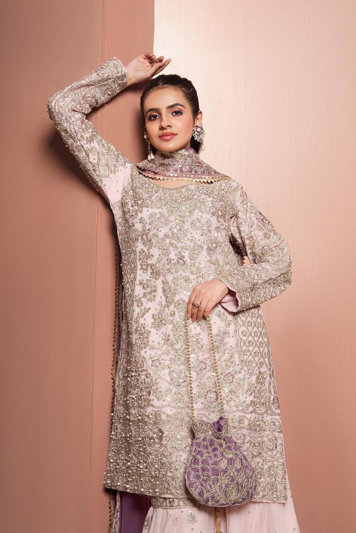 Pakistani Gharara Suit For Wedding