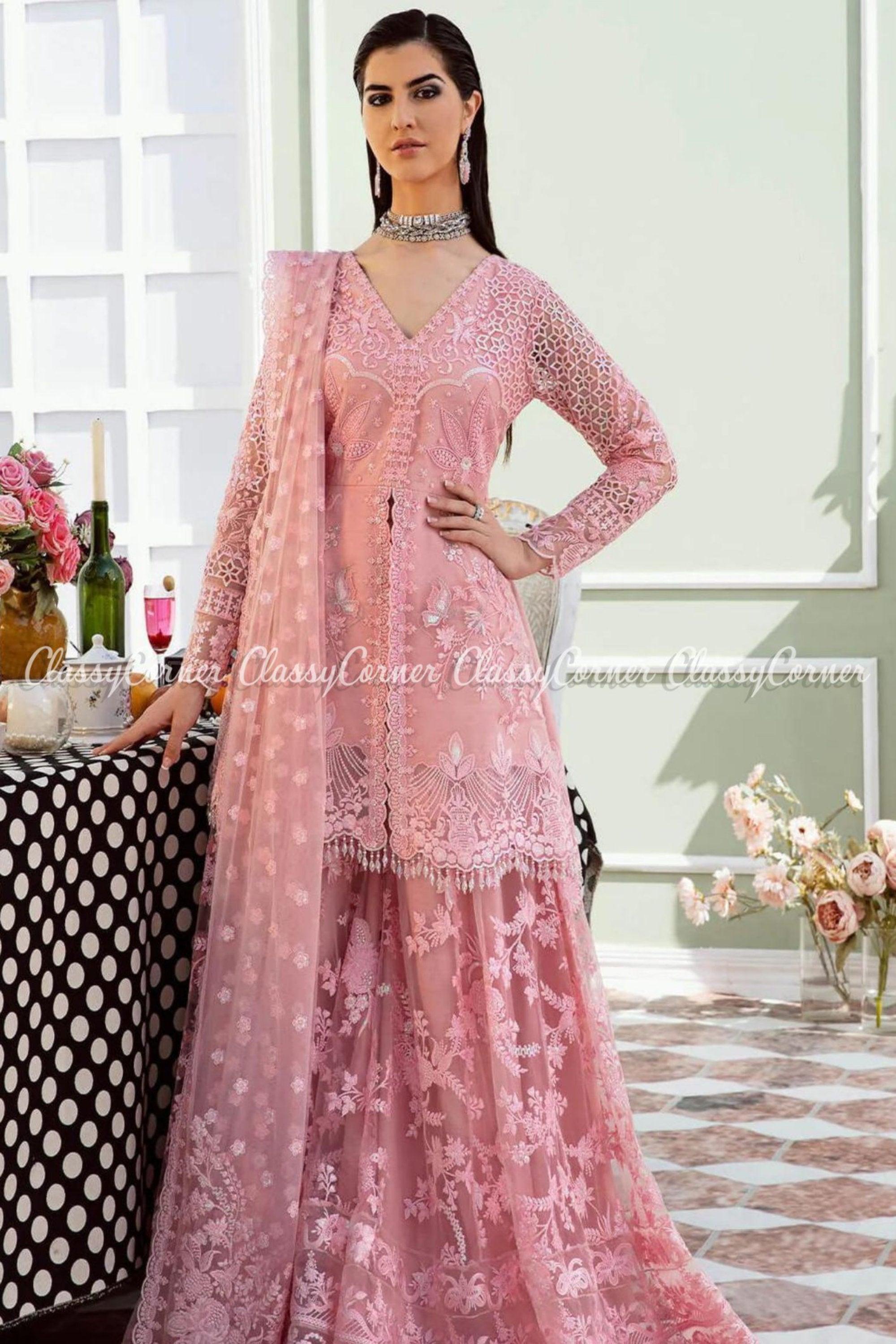 formal dress for pakistani wedding 