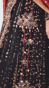 Traditional Pakistani wedding attire