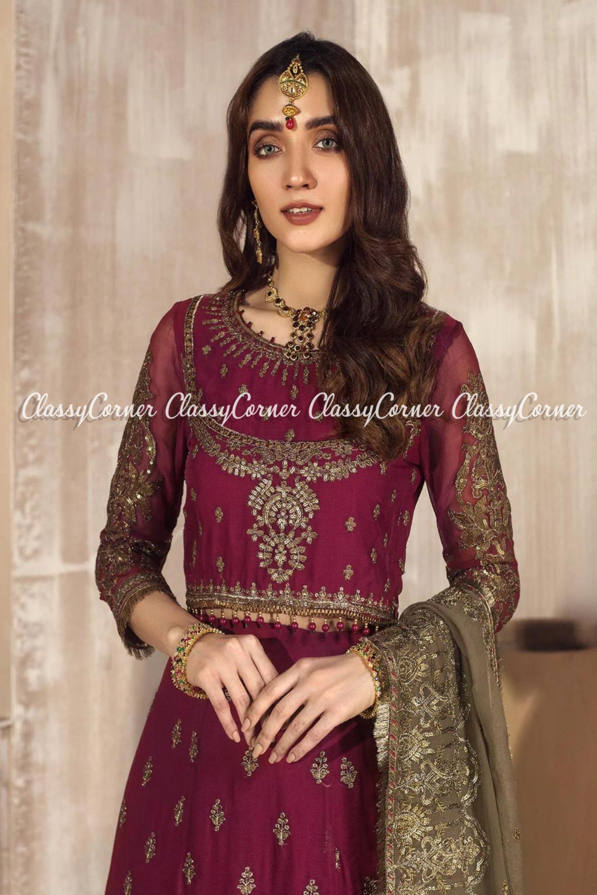 Lehenga Choli, Victoria, Custom Stitching