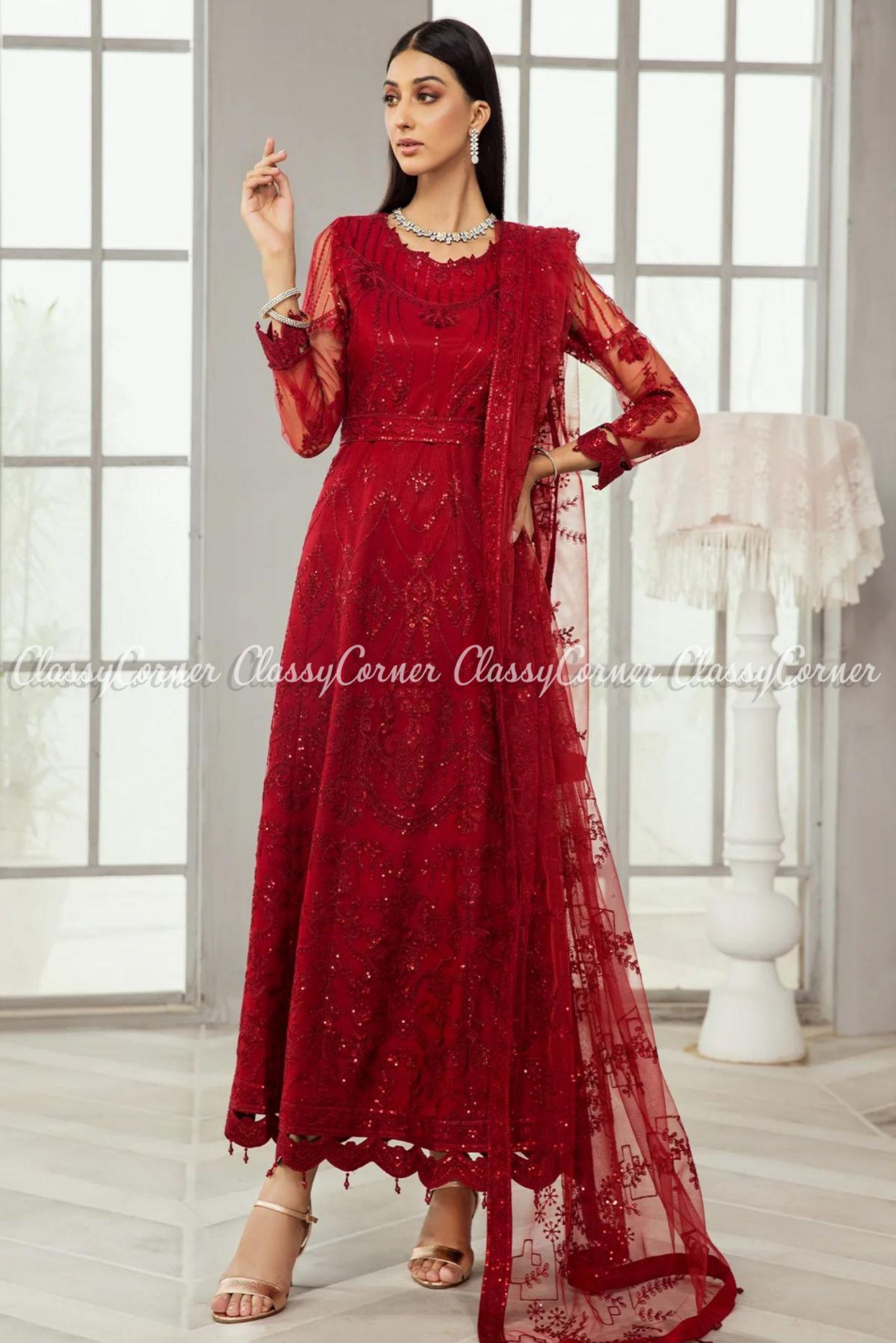 pakistani wedding party wear