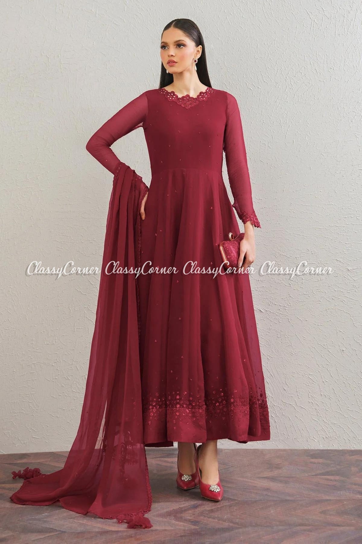 pakistani wedding wear frock