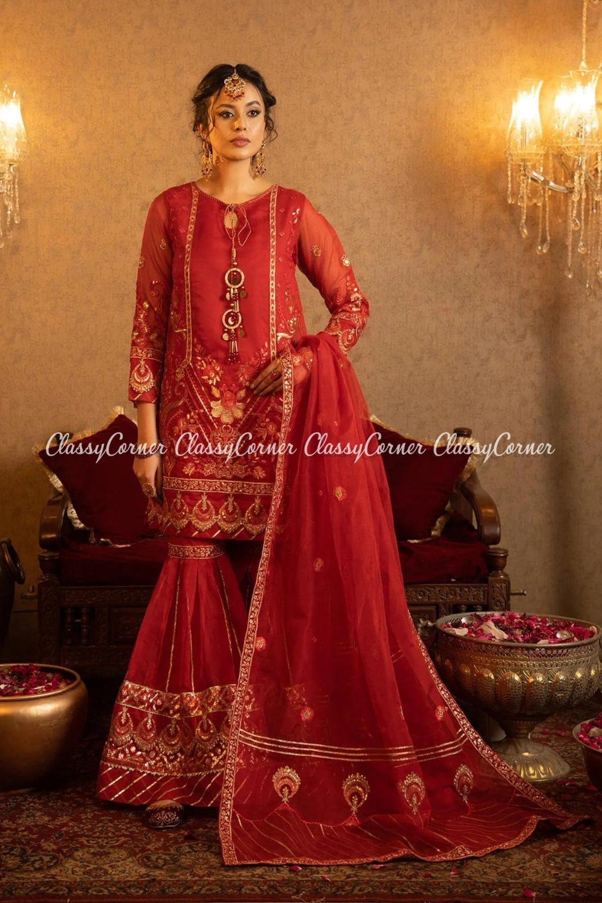 Pakistani wedding Gharara