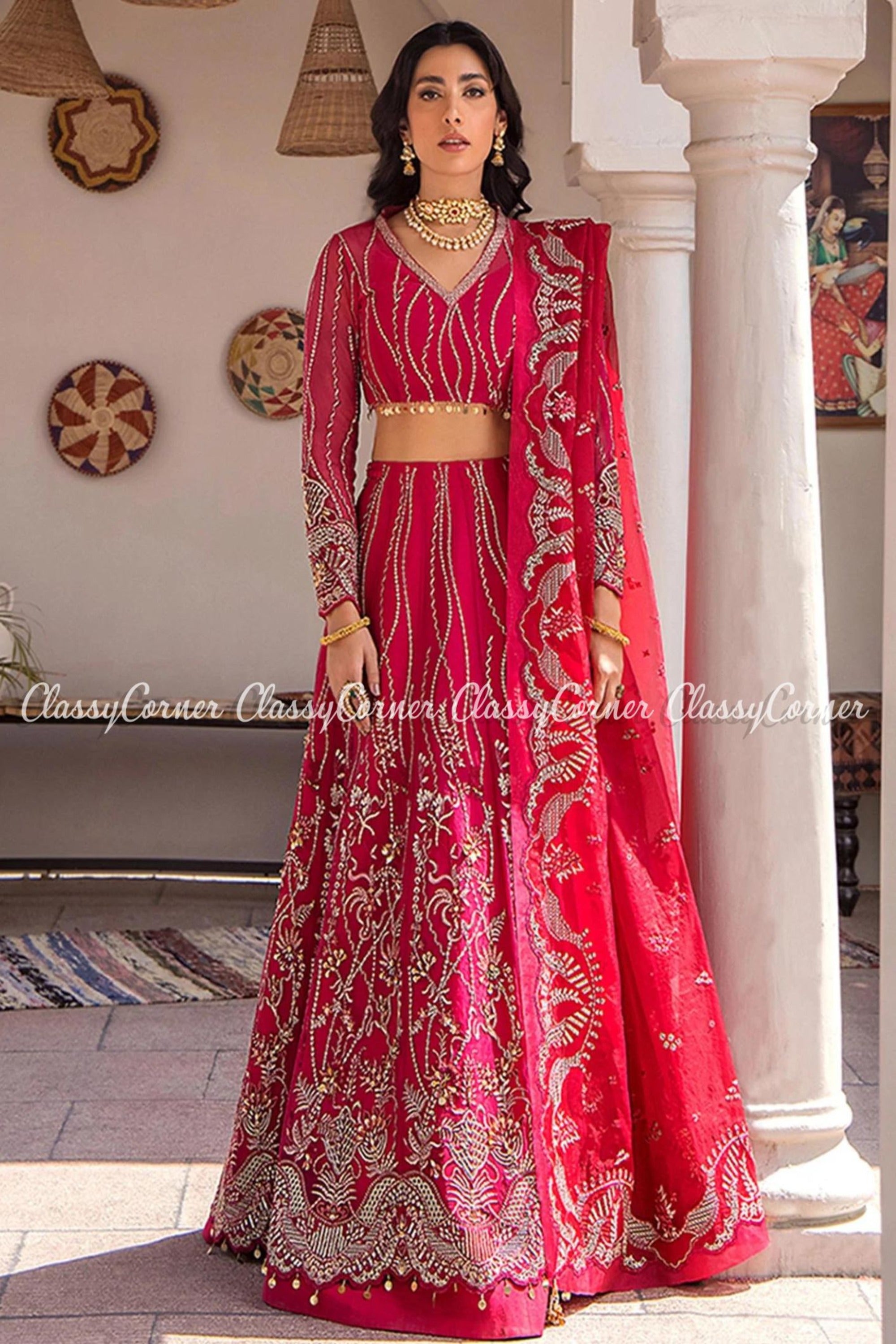 Buy online Lehenga from ethnic wear for Women by Arshi Zari Art for ₹3850  at 30% off | 2024 Limeroad.com