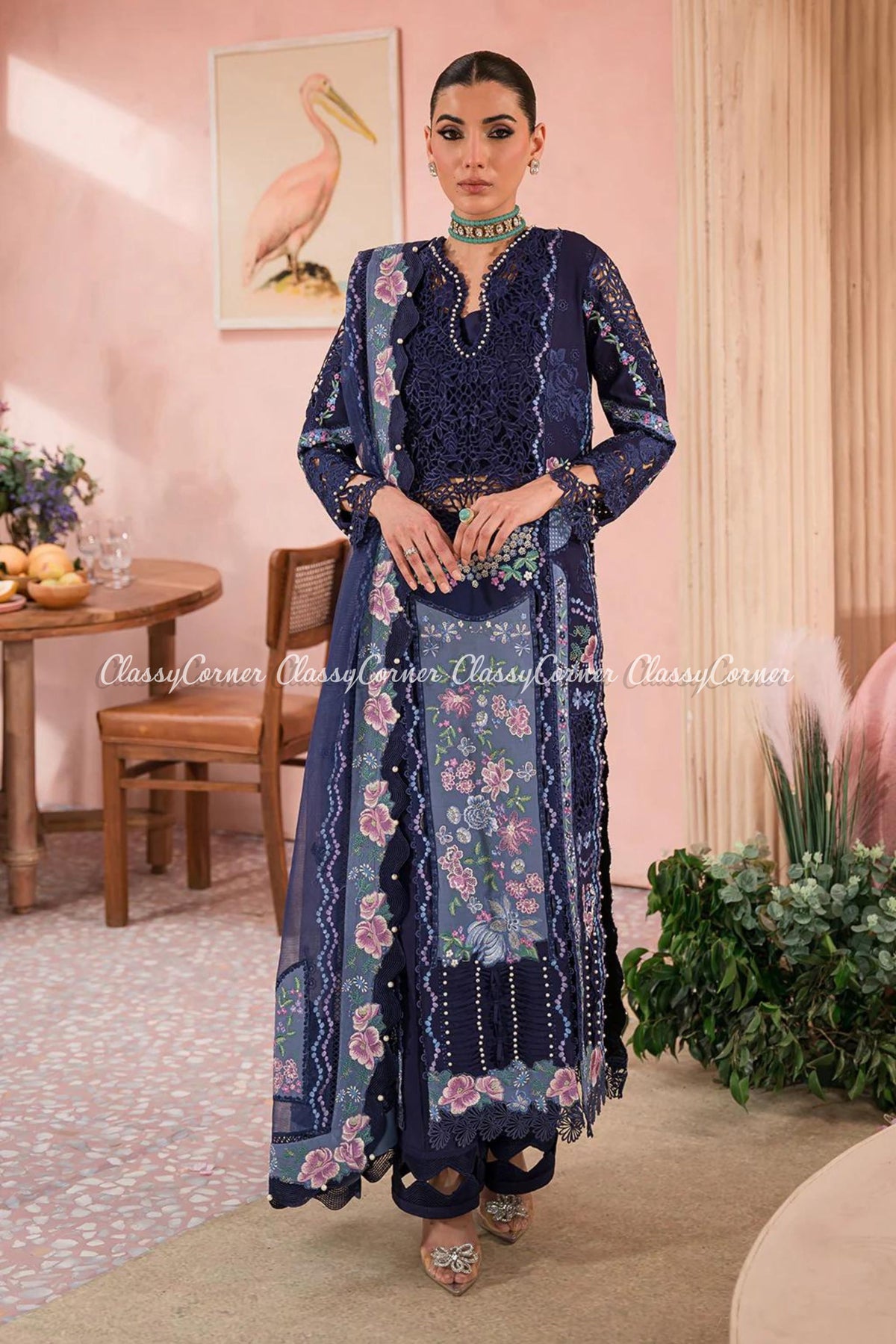 Desi Formal Wear Pakistani Outfits