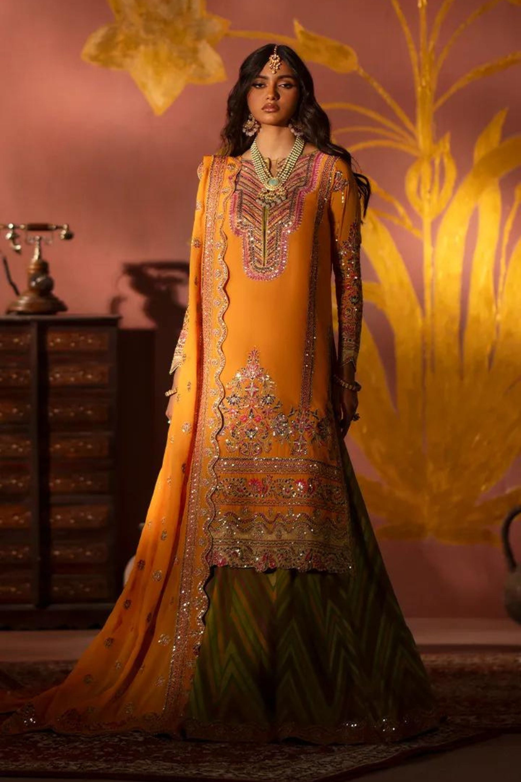 Mehndi Wear Bridal Lehenga in Sydney