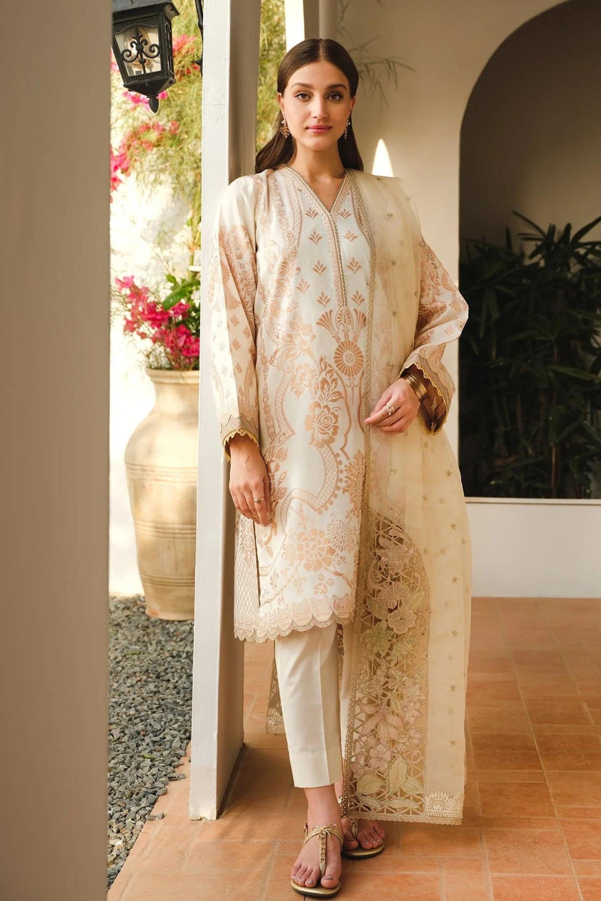 Pakistani Lawn Formal Wear Suit