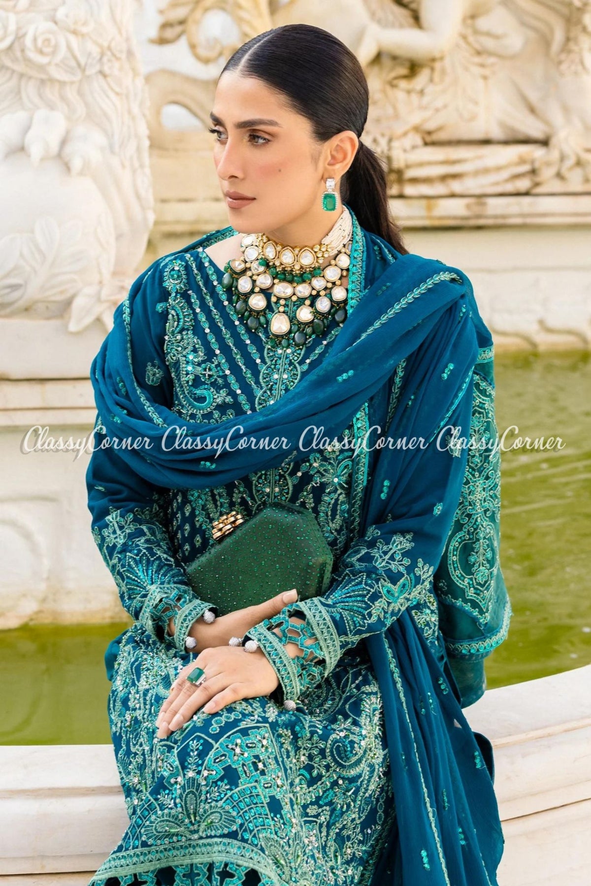 pakistani formal dress for wedding