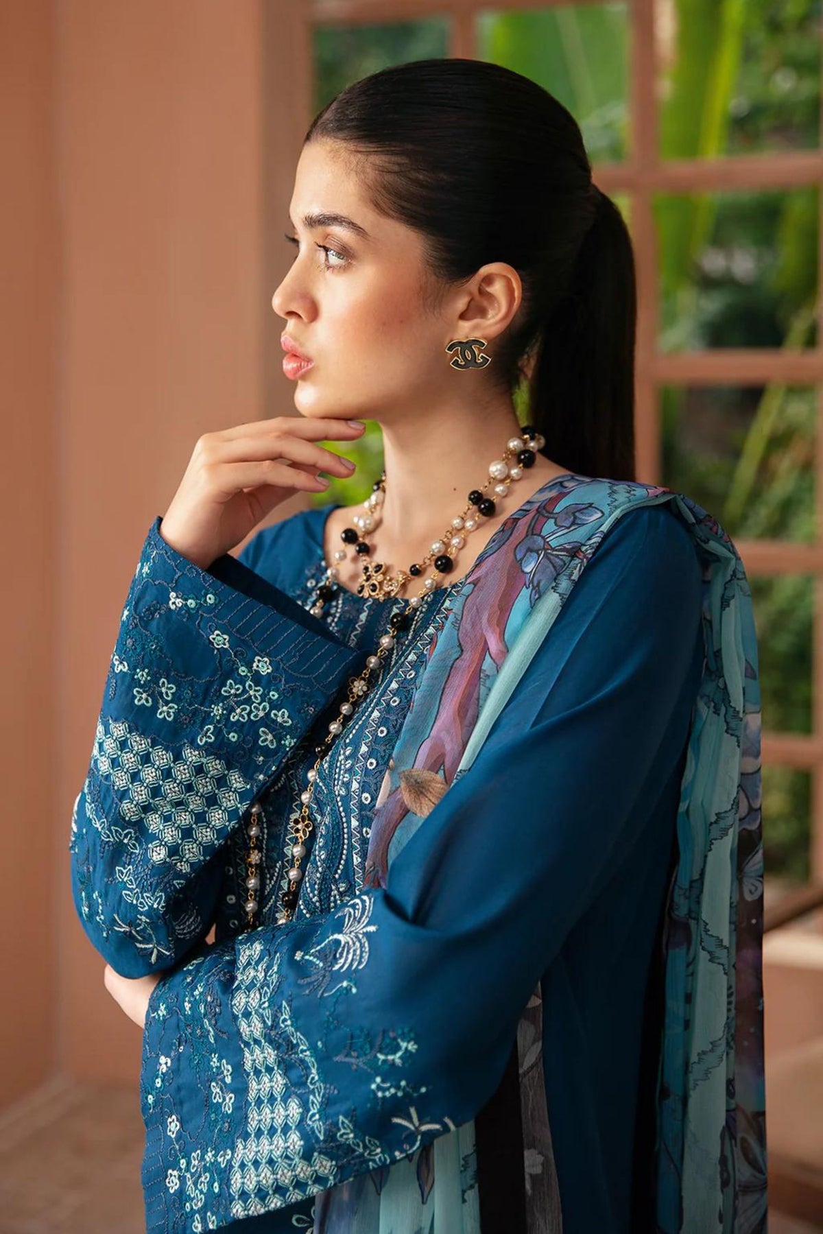 Latest Pakistani Semi Formal Suits 2024