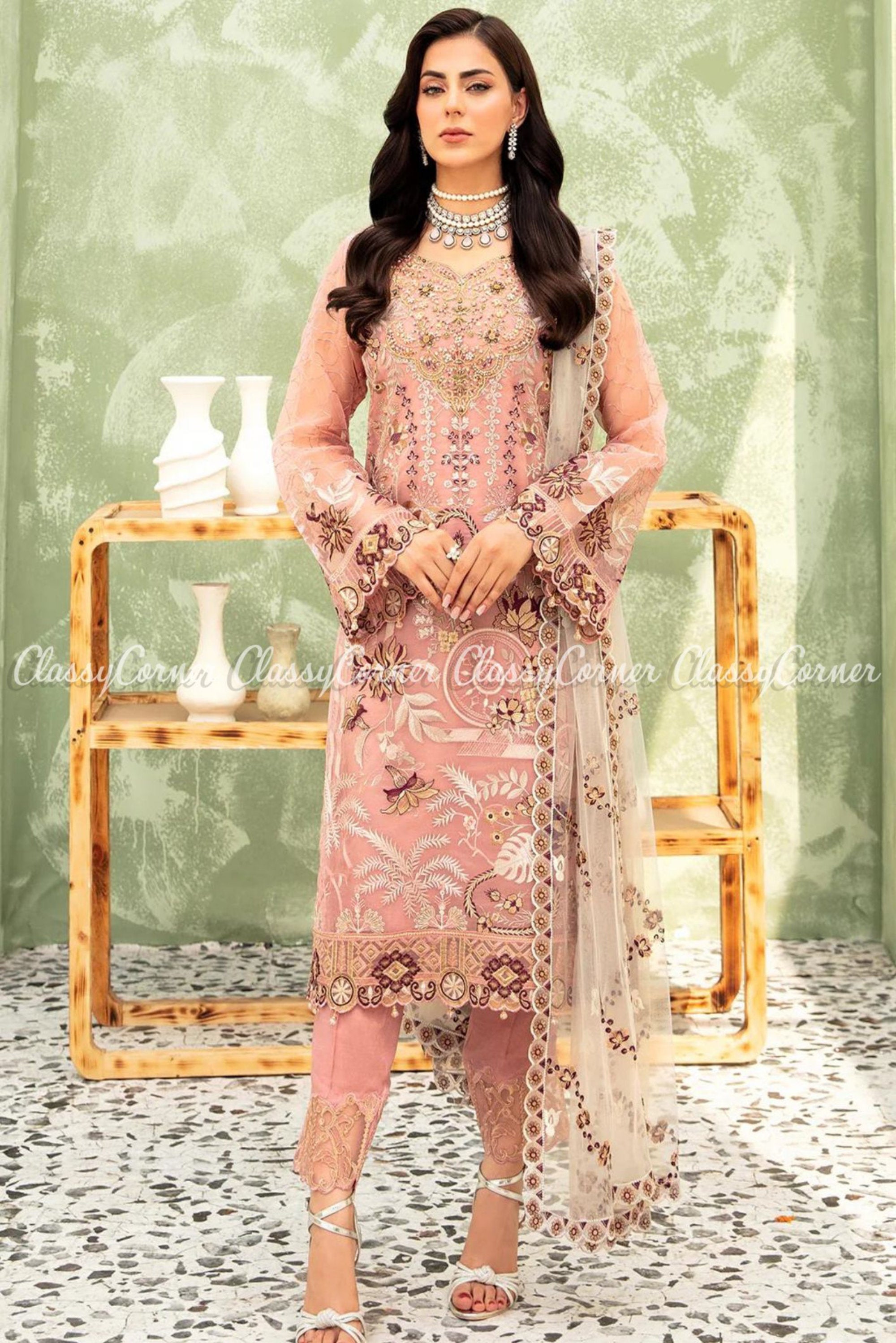 pakistani formal dress for wedding