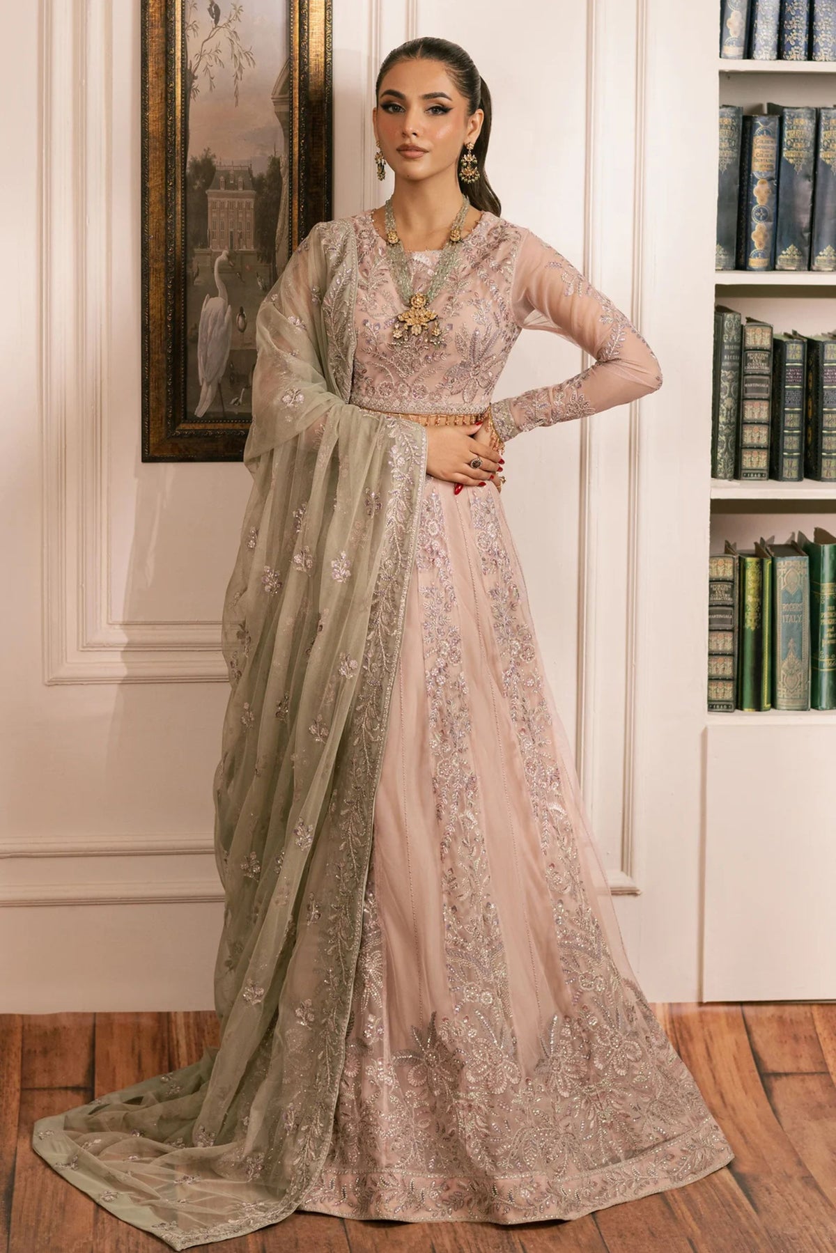 Pakistani Net Wedding Wear Outfits