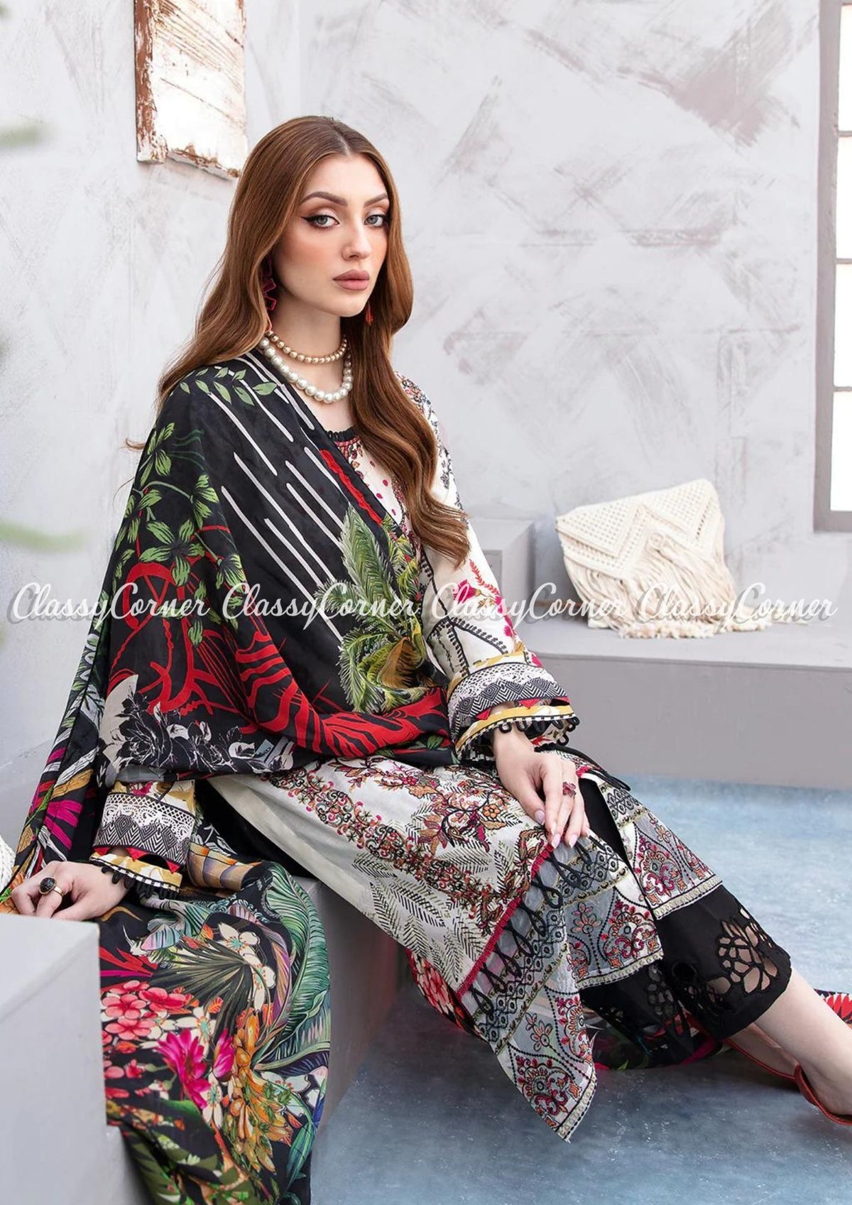 Pakistani Lawn Salwar Kameez