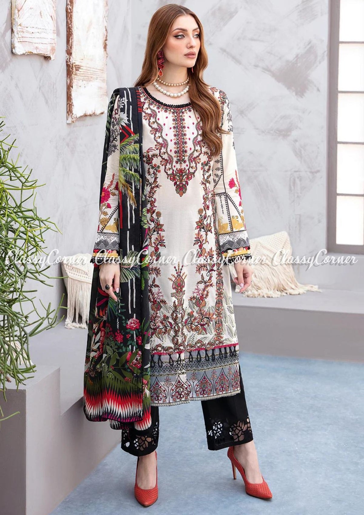 Pakistani Lawn Salwar Kameez