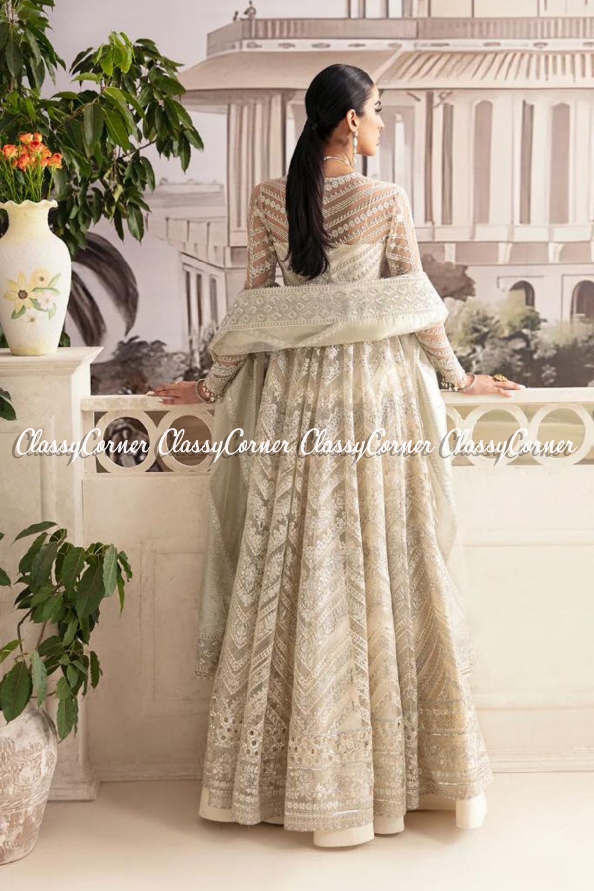 Pakistani wedding Anarkali dresses