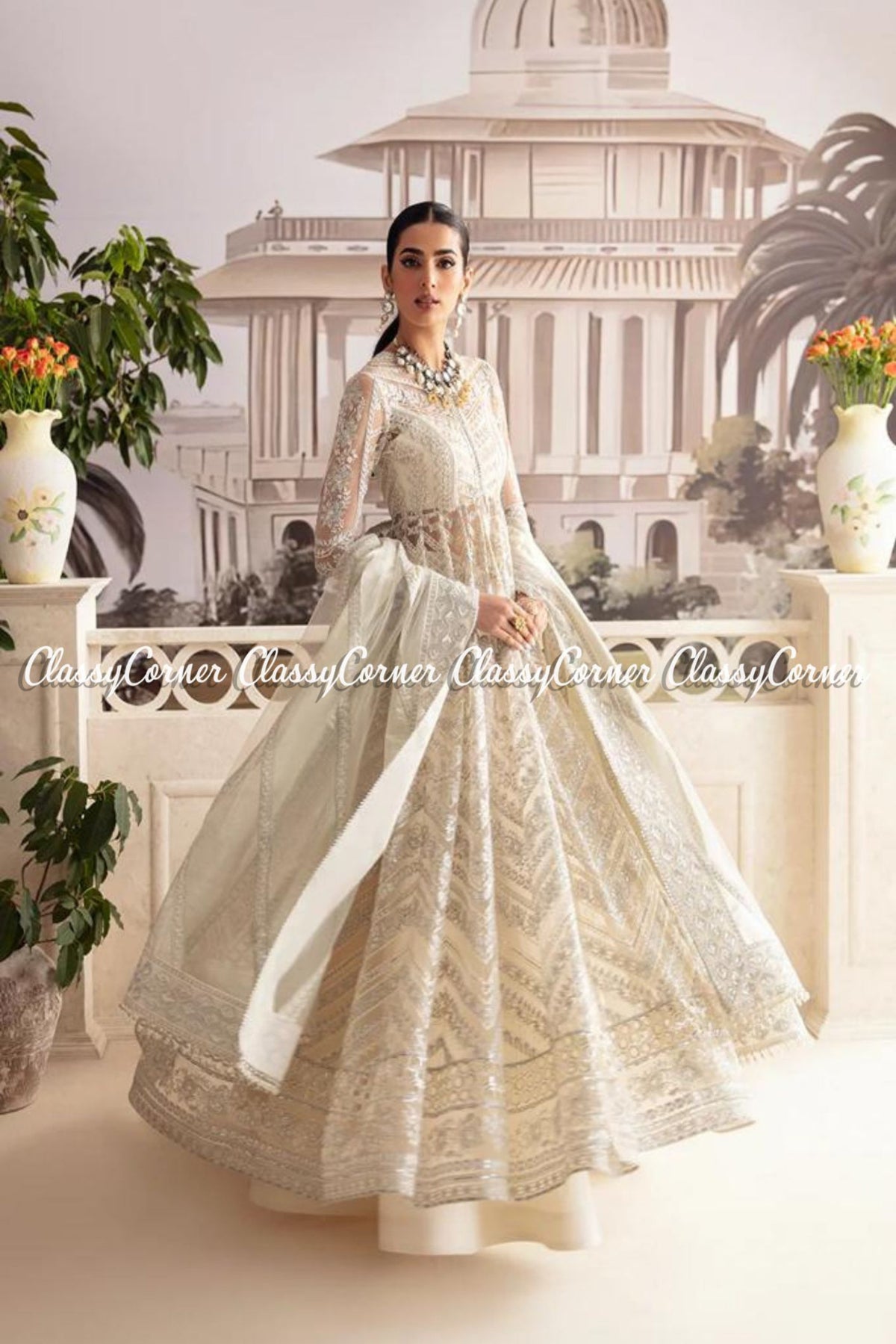 Pakistani wedding Anarkali dresses