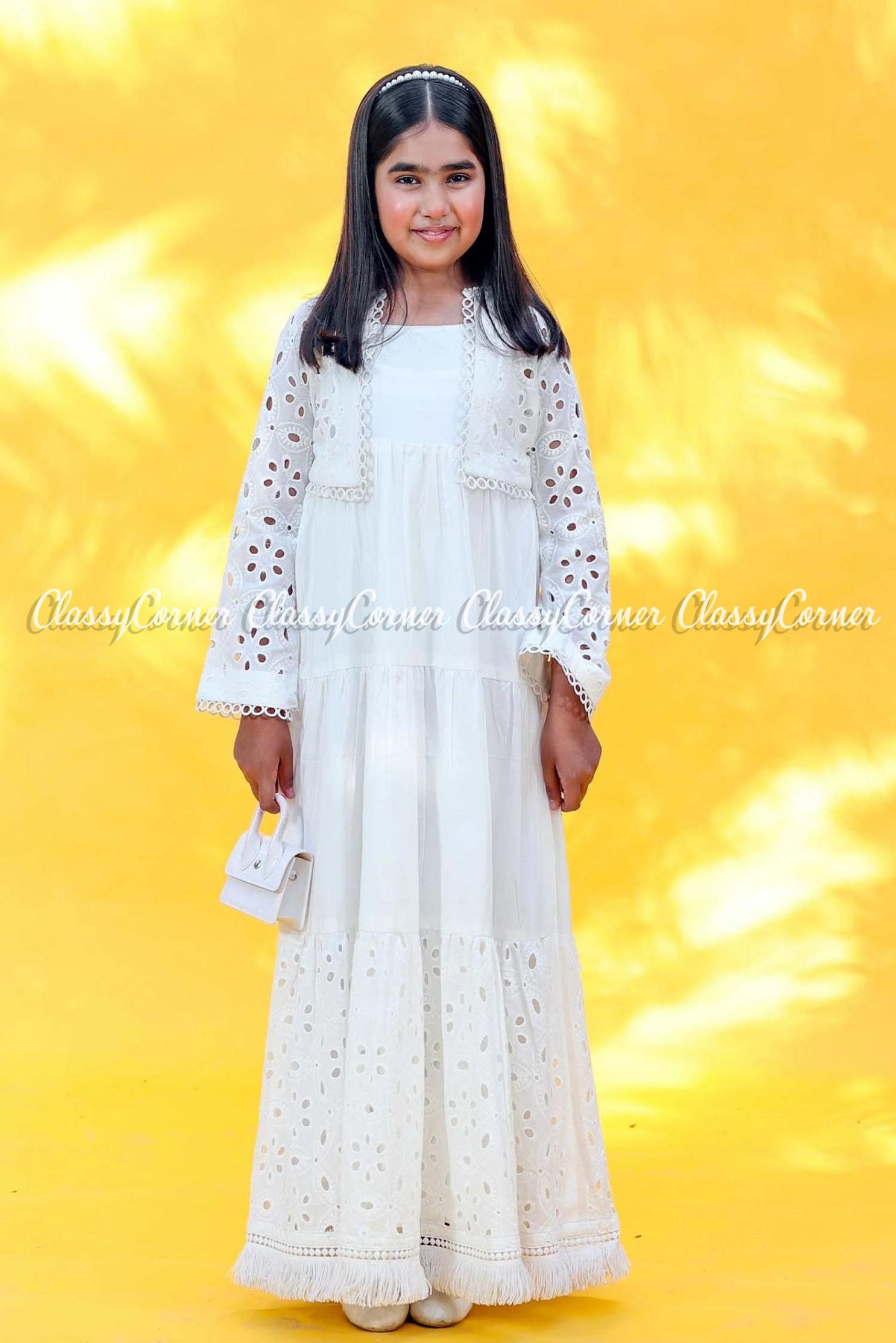 White eid clearance dress