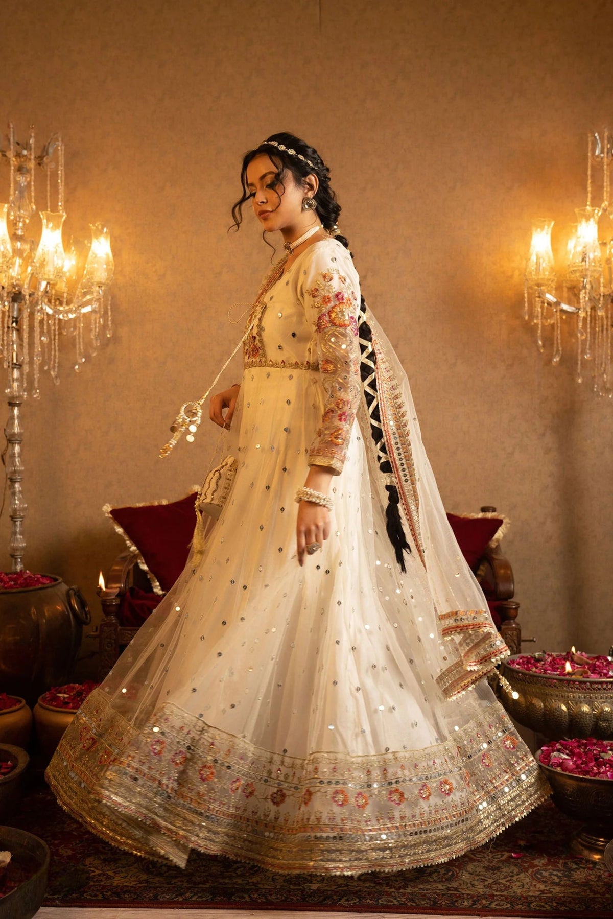 Gown for mehndi night