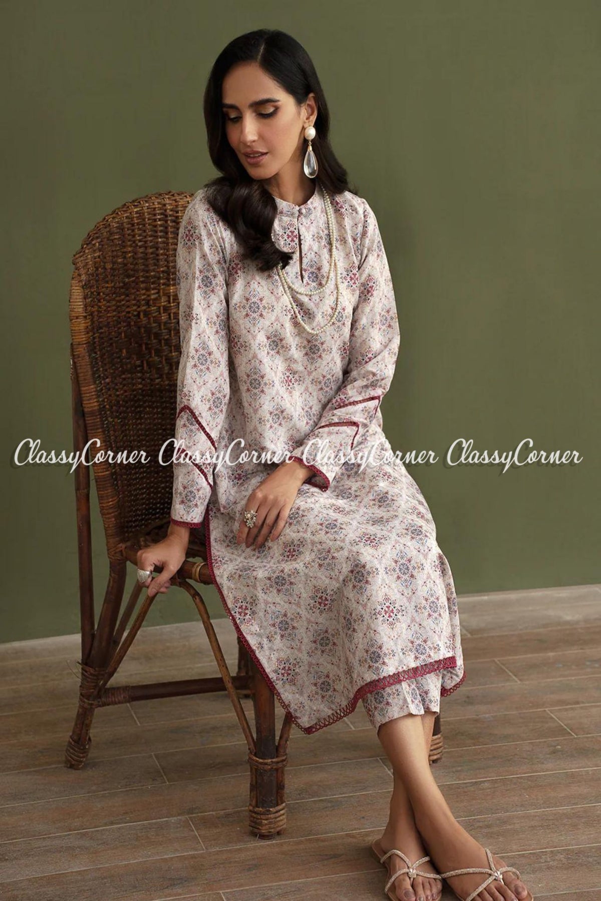 Simple Pakistani Lawn Suits