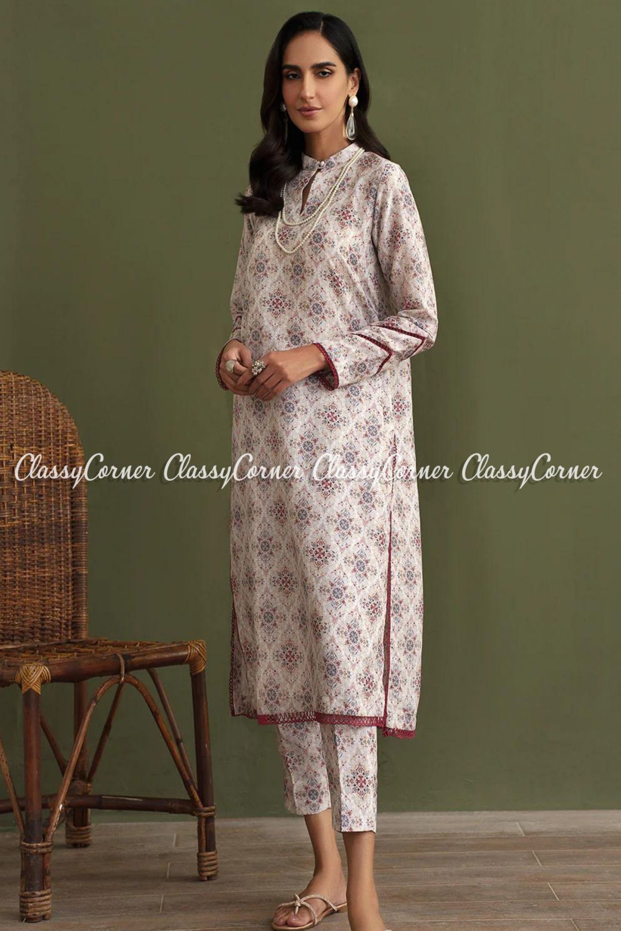 Simple Pakistani Lawn Suits